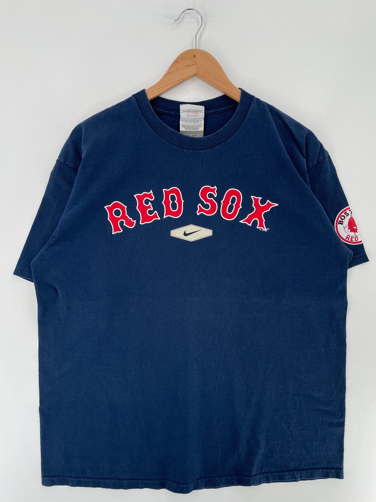 00' NIKE x BOSTON RED SOX Size L Vintage MLB T-Shirt / E5686T