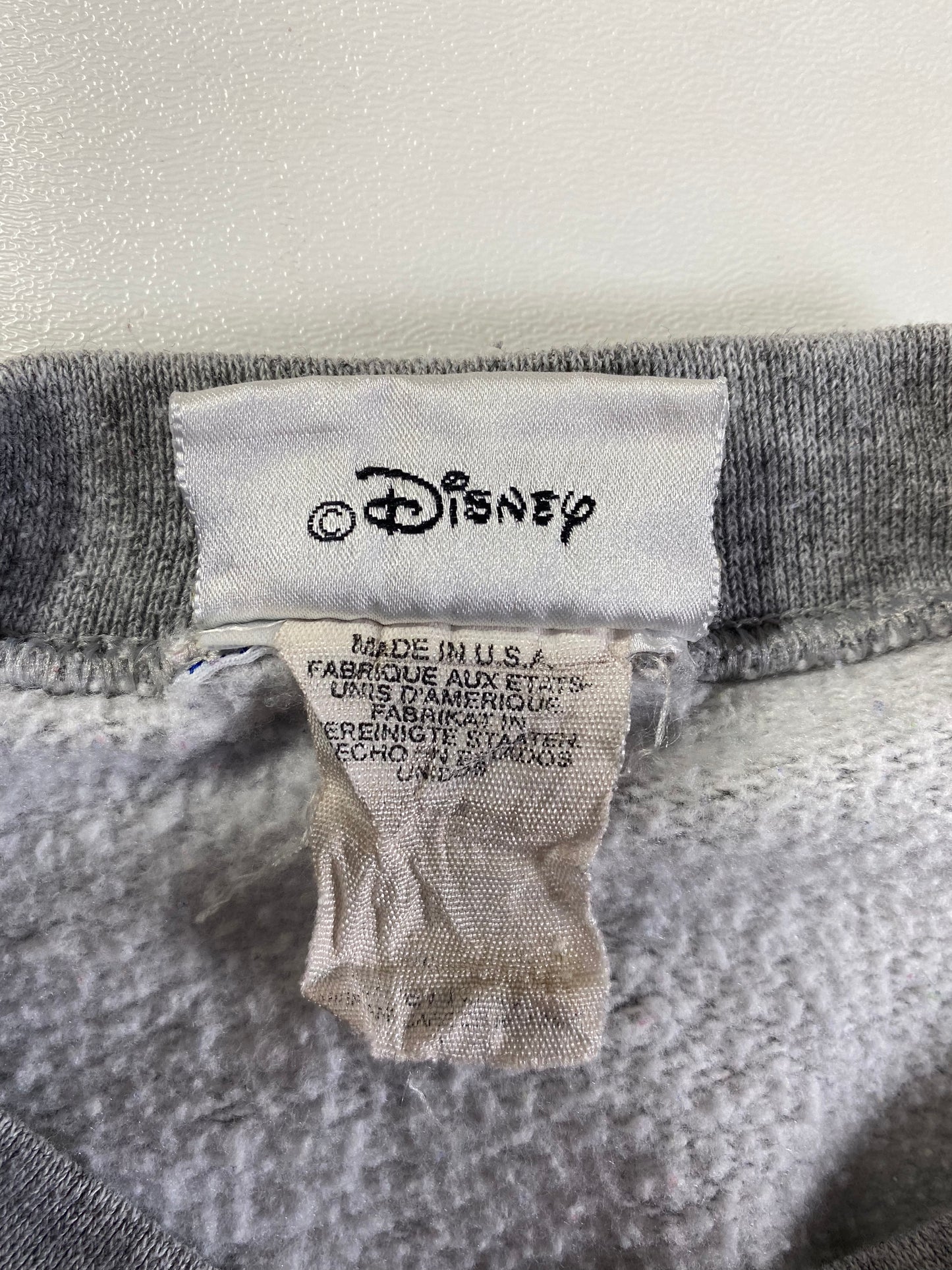 00' DISNEY MICKEY Made in USA Size No Tag (Approx.L) Vintage Sweat-Shirts / A439