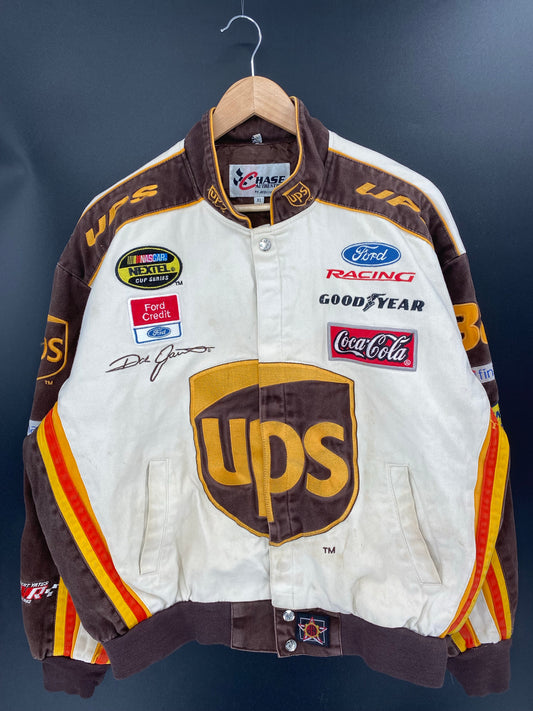 Vintage NASCAR DALE EARNHARDT UPS  Size XL Racing Jacket/ K7215