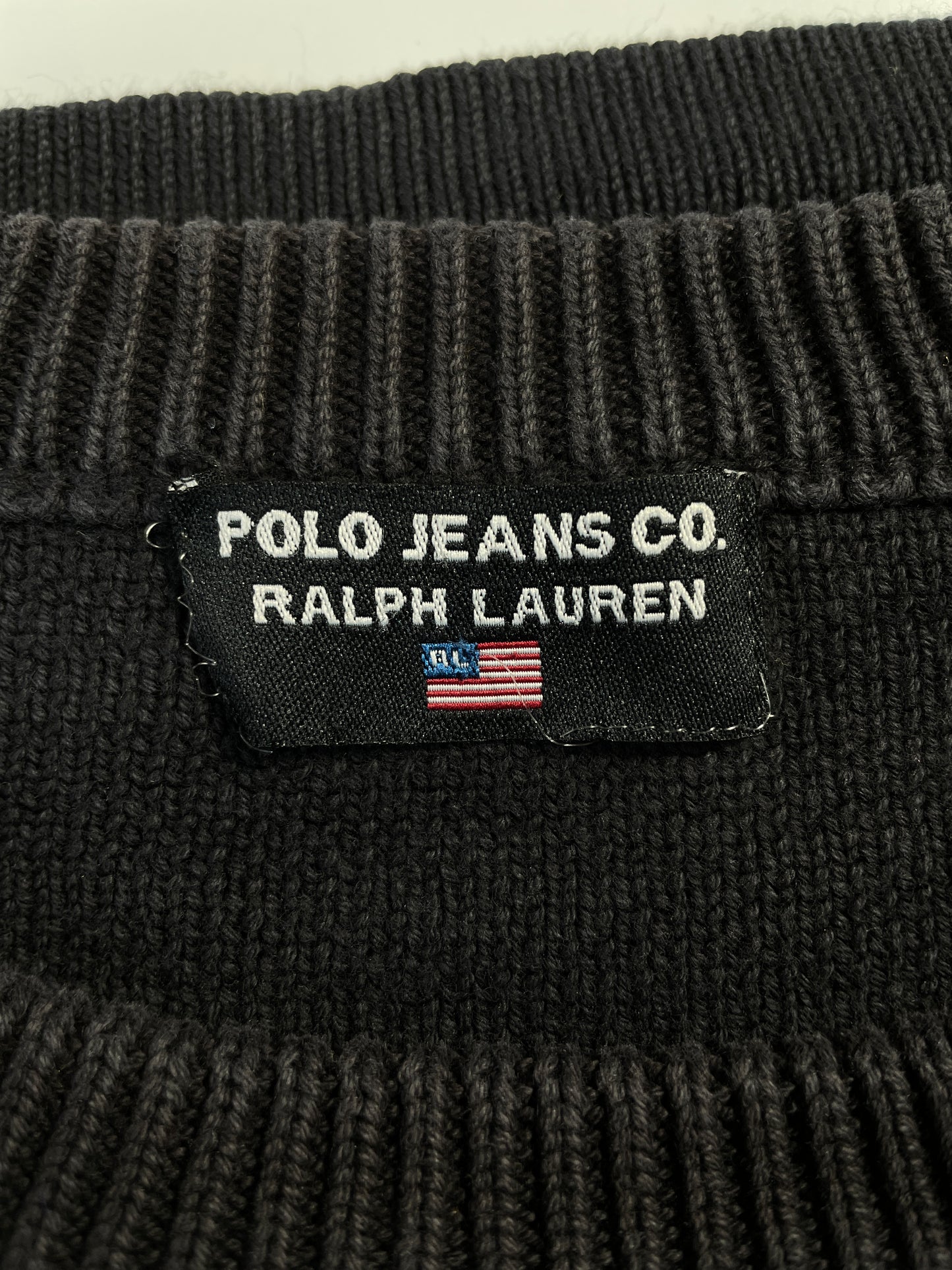 Vintage POLO JEANS RALPH LAUREN Size No Tag (approx.L) Knitwear / E4153K