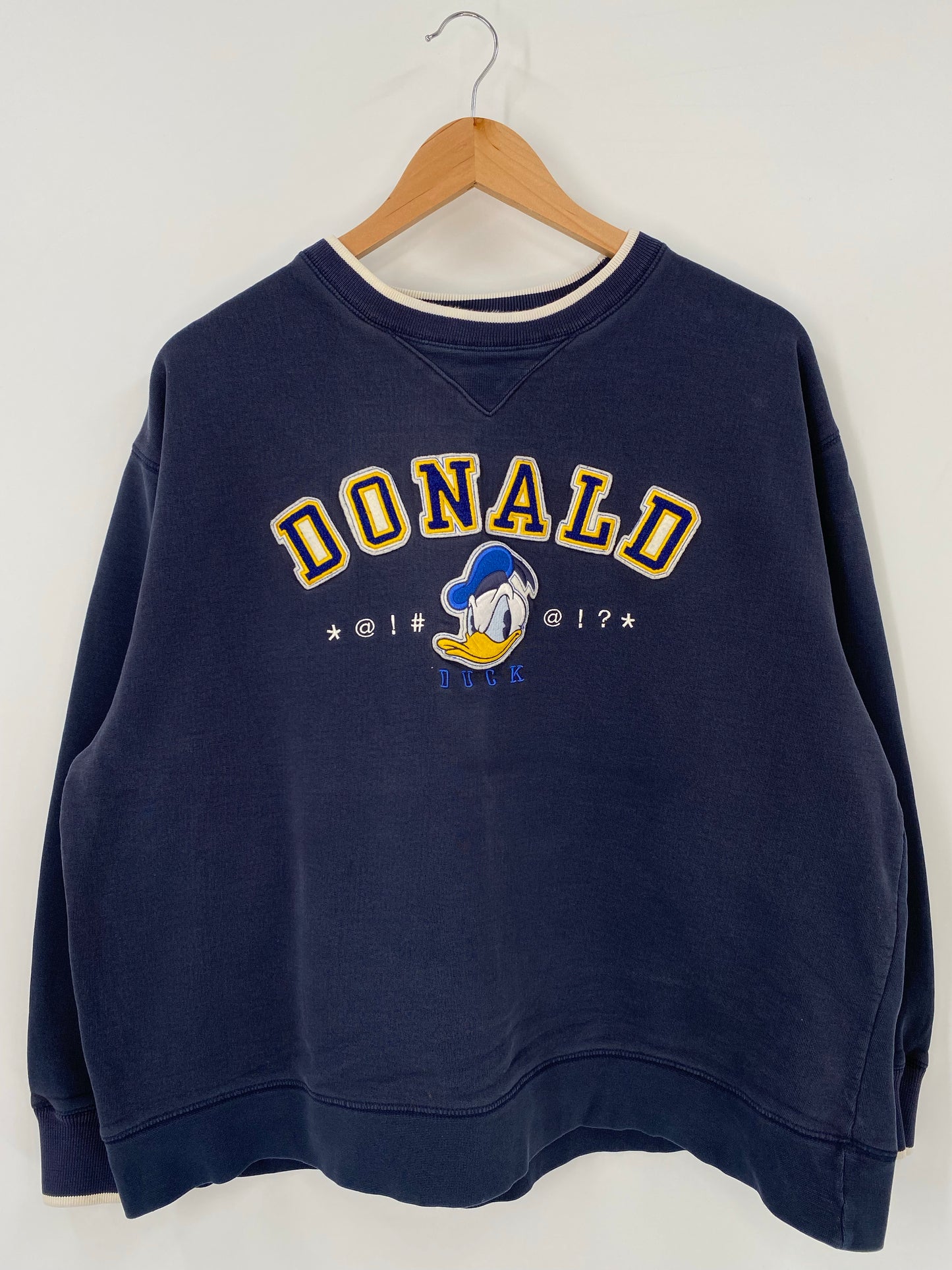 00’ DISNEY DONALD Size L Vintage Sweat-shirt / K4139