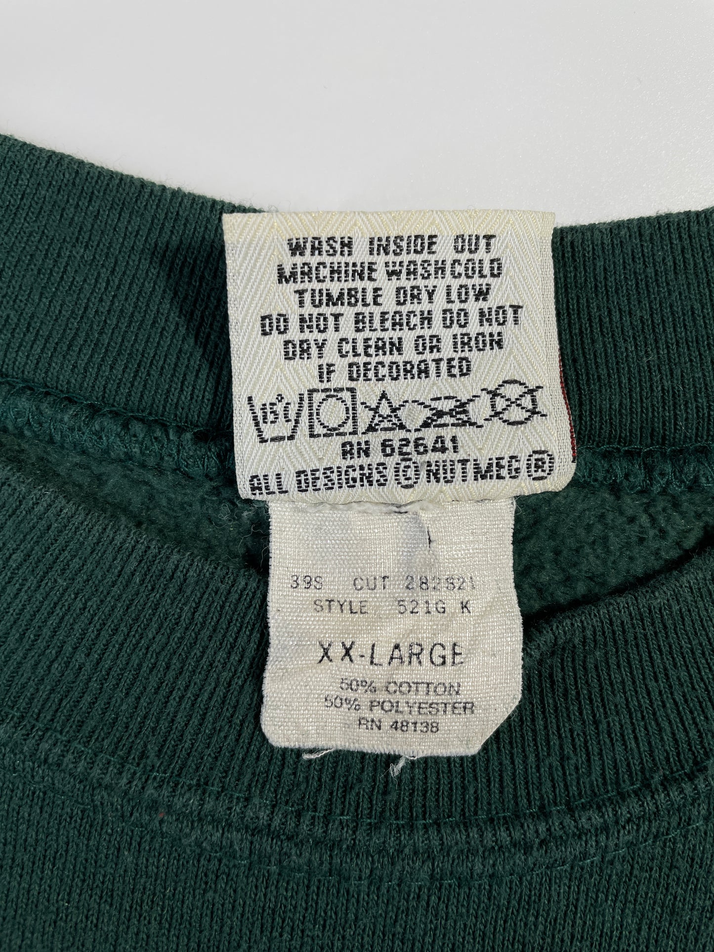 90's DEER Made in USA Size XXL Vintage Animal Sweat-Shirt / E1377S