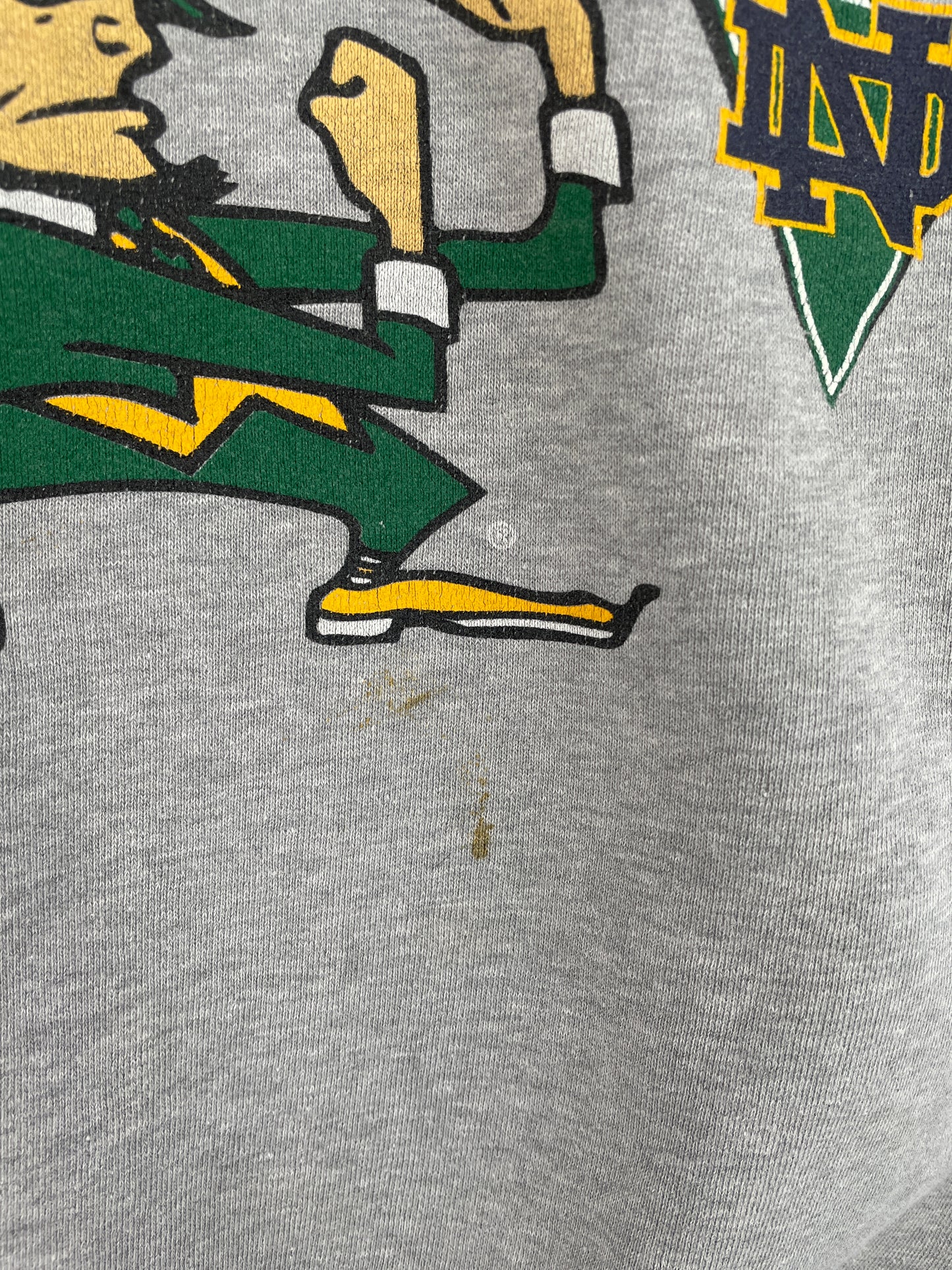 90’s NOTRE DAME Size L Vintage College Sweat Shirt / E5097S