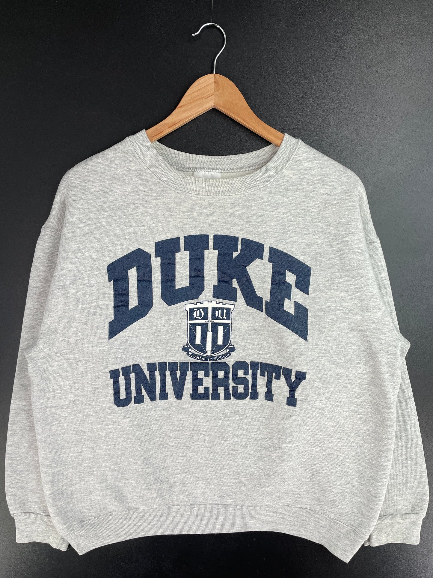 90’s DUKE UNIVERSITY Size L Vintage College Sweat-shirt / E184