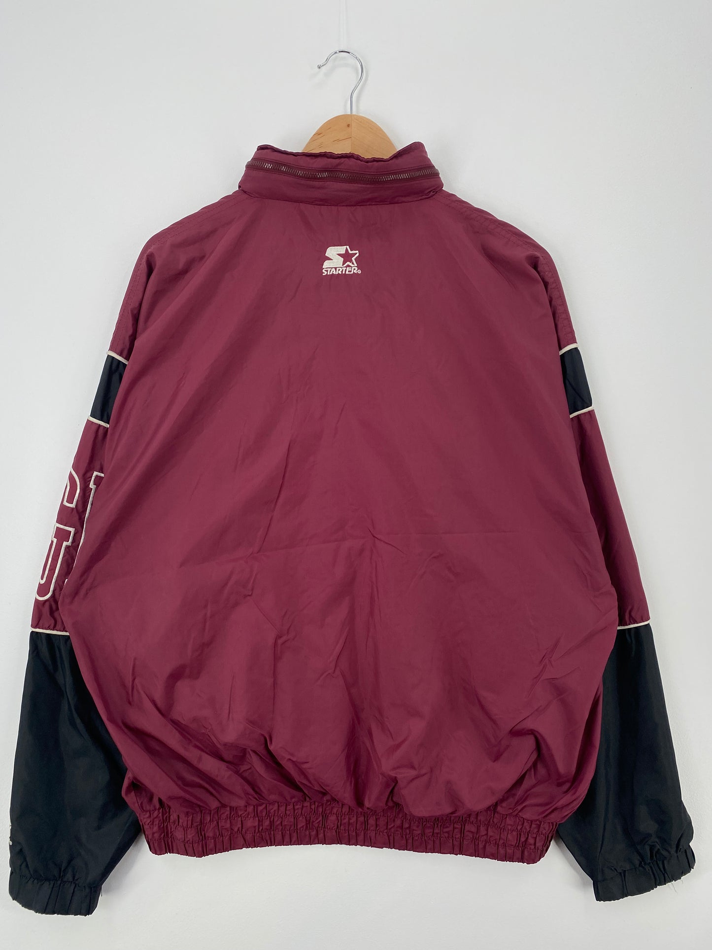 90’s STATER x TEXAS A&M Size L Vintage College Nylon Jacket  / A344