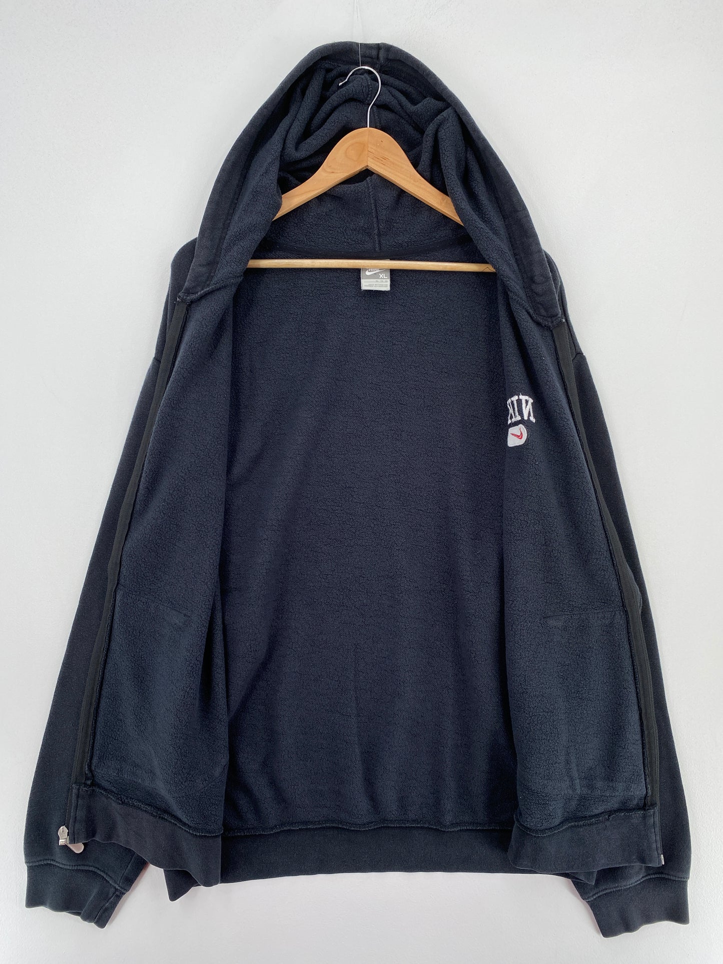 00' NIKE Size XL Vintage Zip Up Hoodie Sweat-Shirt / E2190S