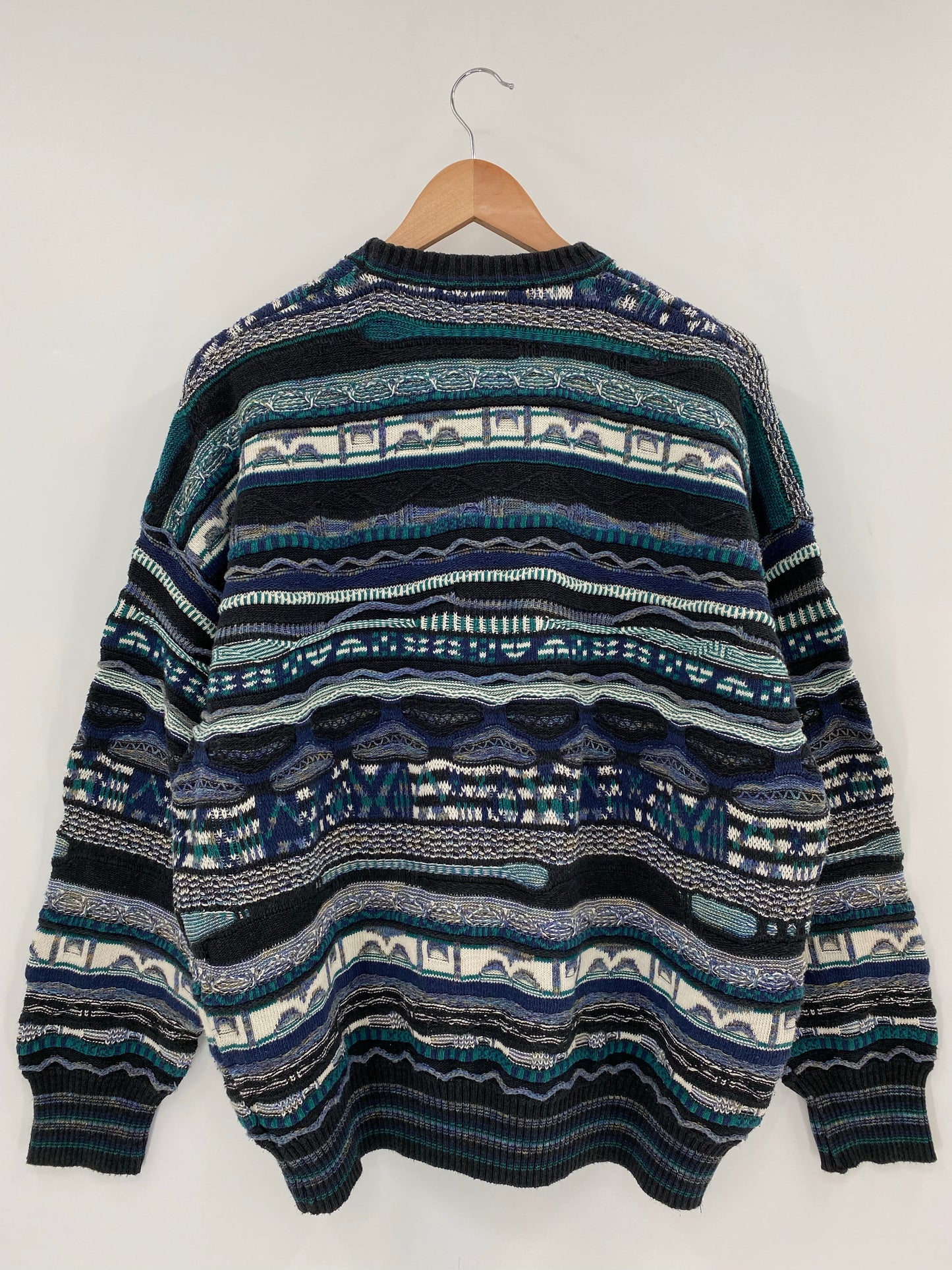 Vintage 3D COOGI- Style Size XL Knit Sweater/ K6934