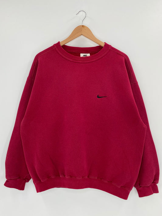 90’s NIKE MINI SWOOSH Size L Vintage Sweat-Shirt / K4867