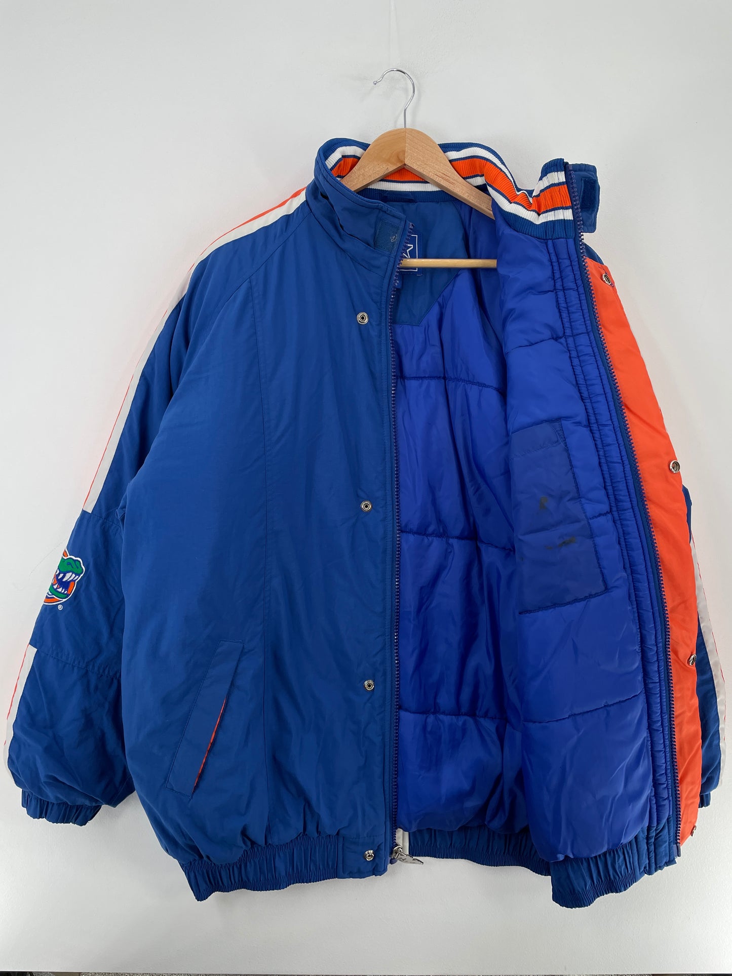90’s STARTER x FLORIDA GATORS Size XL Vintage College Padded Nylon Jacket / E5048J