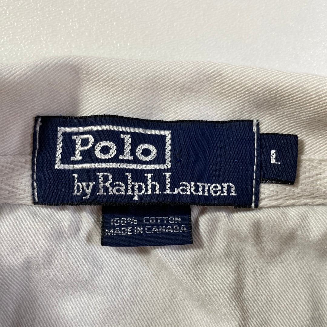 90’s POLO RALPH LAUREN Size L Vintage Rugby-Shirt / E179