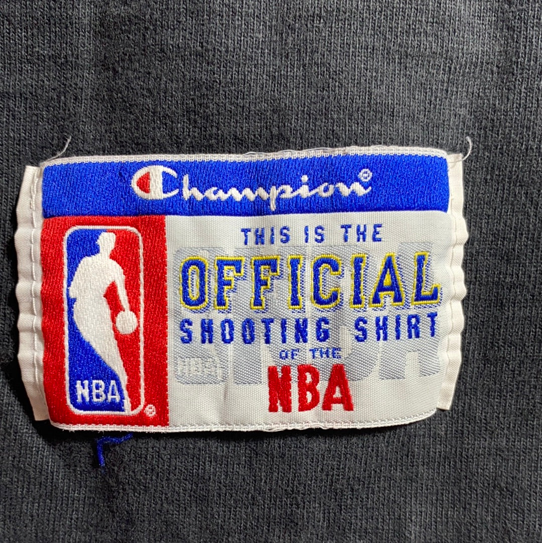 90’s CHAMPION x CHICAGO BULLS Size XL Vintage NBA Shooting shirt / K4881