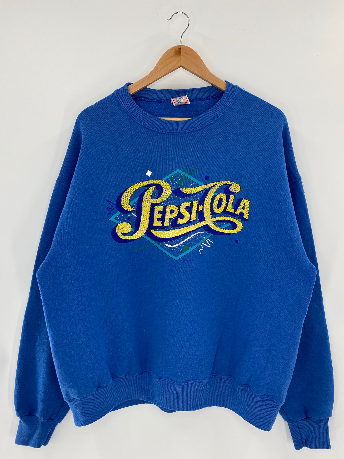 80’s PEPSI Made in USA Size L Vintage Sweat-Shirt / k5451