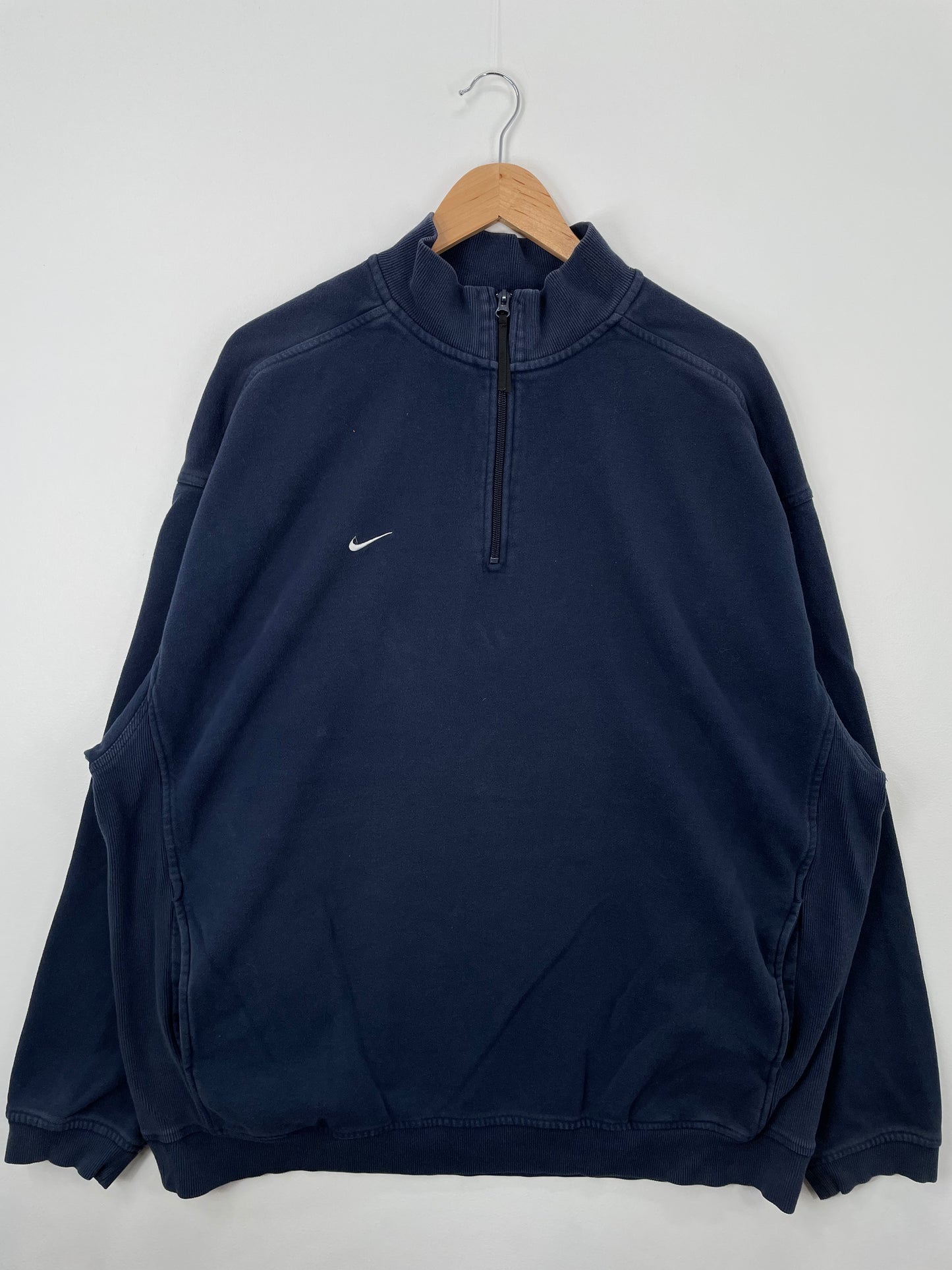 00' NIKE Size XXL Vintage Half Zip-up Sweat-Shirts / A1274