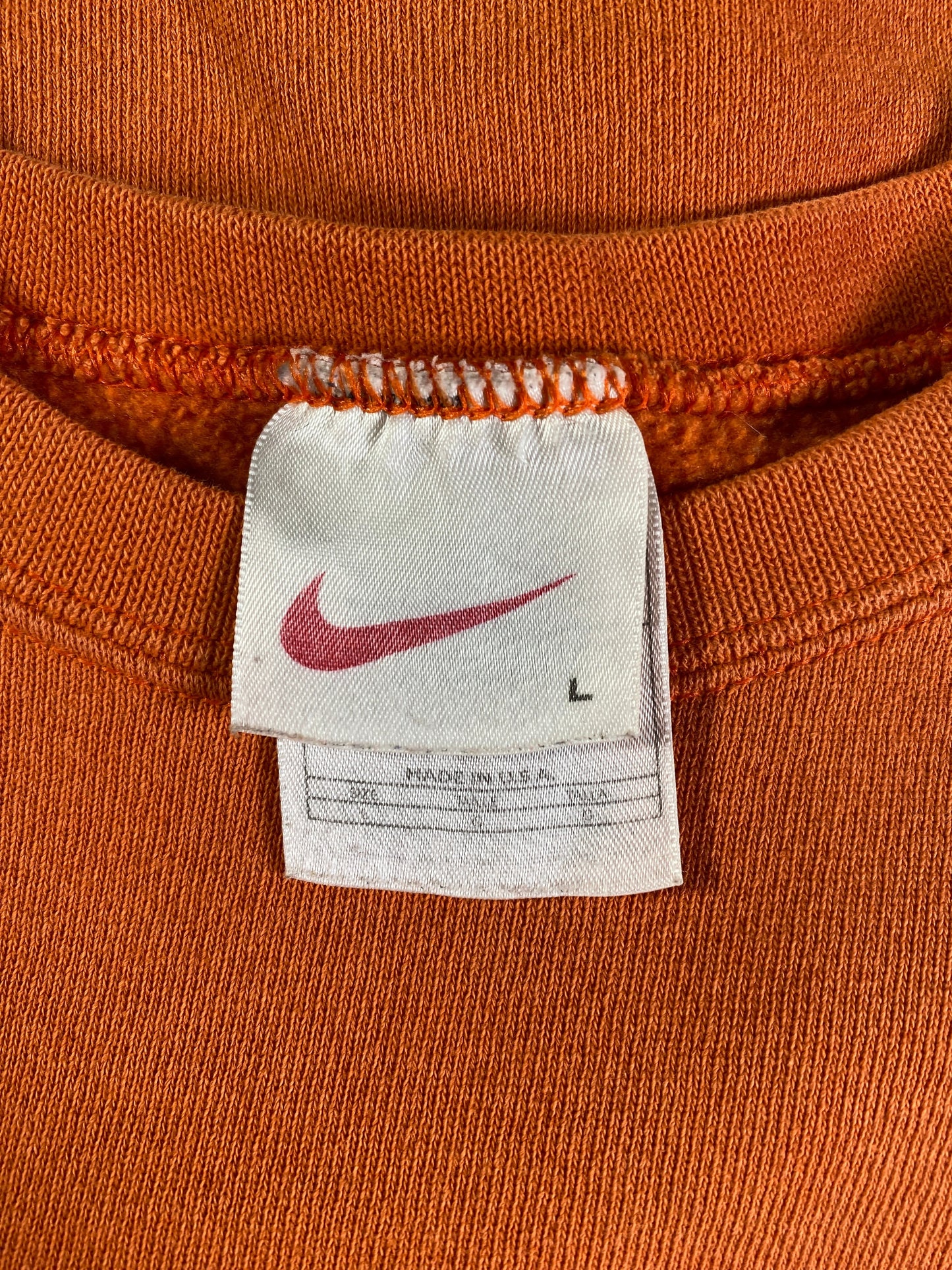 .90’s NIKE MINI SWOOSH Made in USA Size L Vintage Sweat-shirt / E6253S