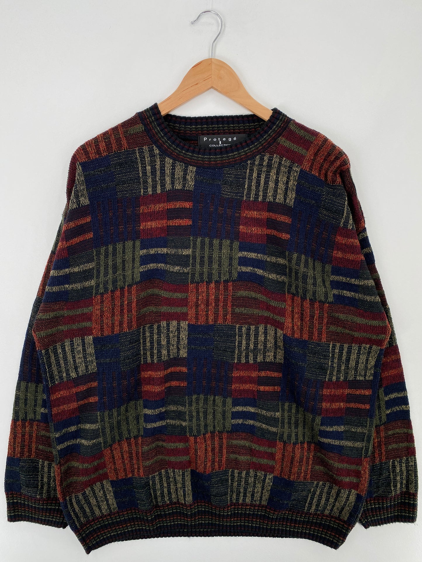 Vintage 3D COOGI-Style Made in USA Size XXL Knit Sweater / E252
