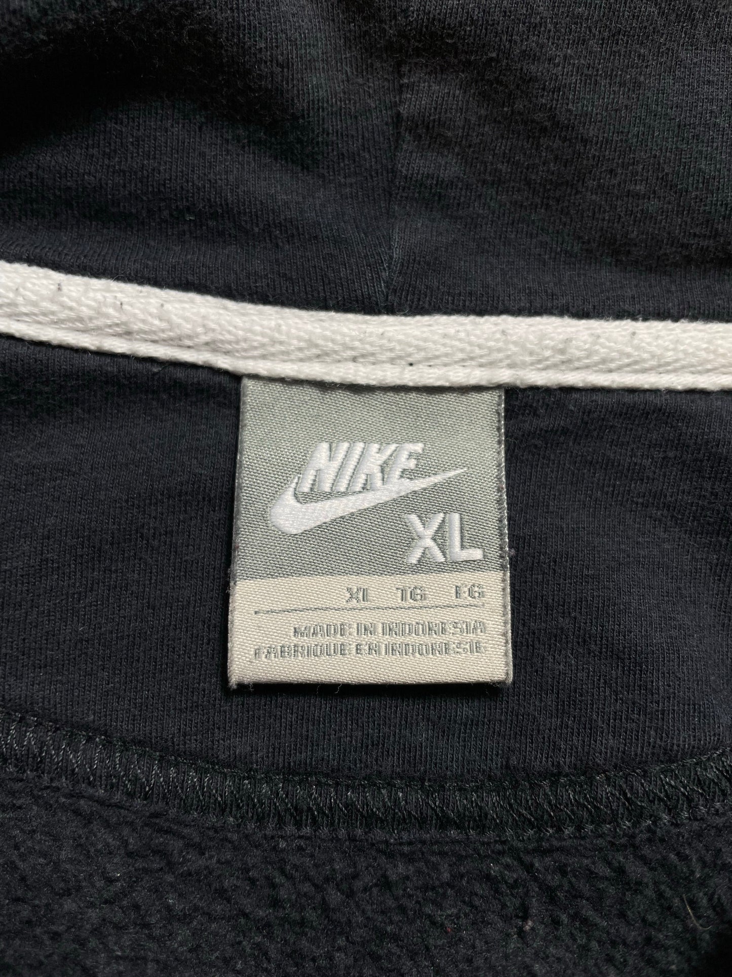 00' NIKE Size XL Vintage Zip-up Hoodie Sweat-shirt / A9888