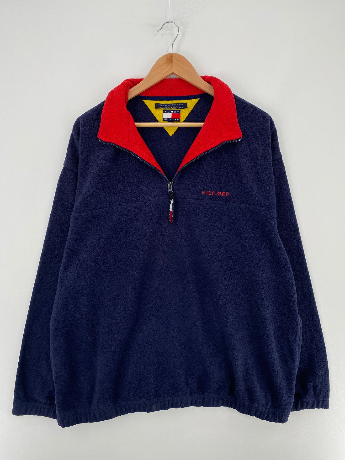 90’s TOMMY HILFIGER Size XL Half Zip Fleece / E3477S