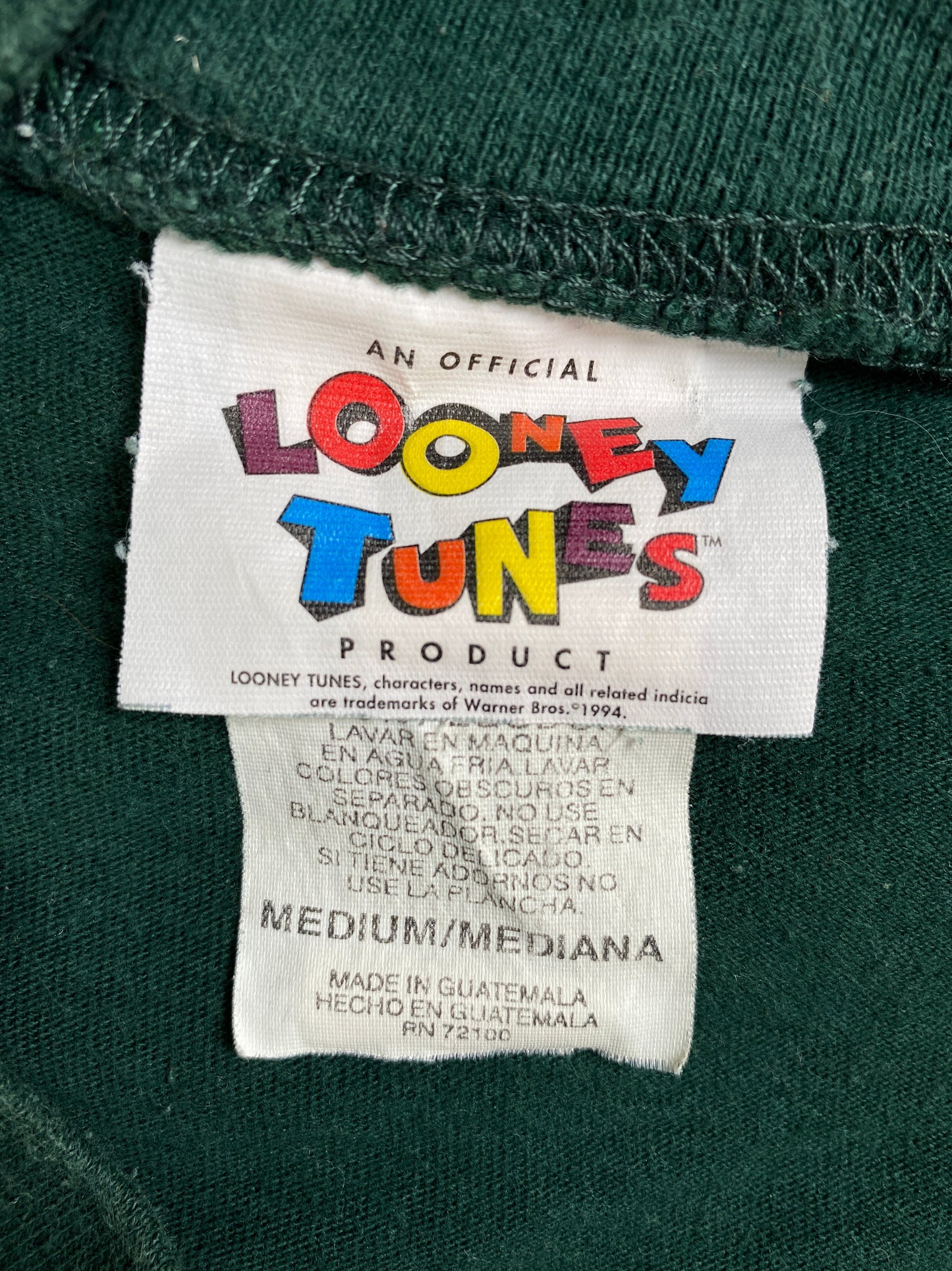 1995 LOONEY TUNES TWEETY Size M Vintage Button-Up T-Shirt / E2452T