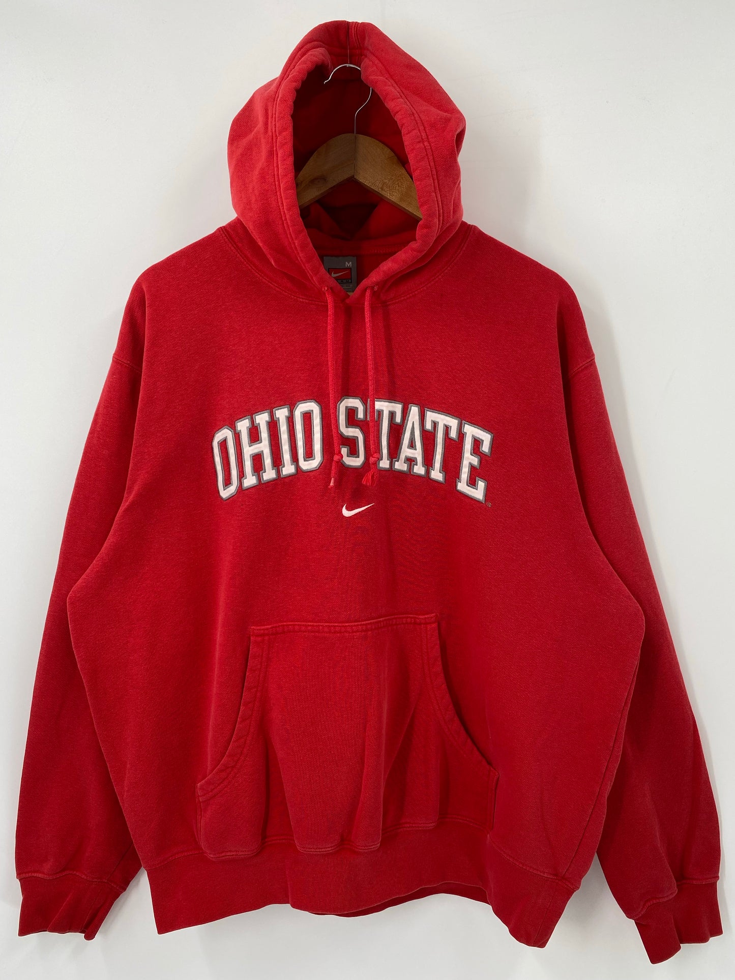 00' NIKE OHIO STATE Size M Vintage Hoodie Sweat-Shirt / K4647