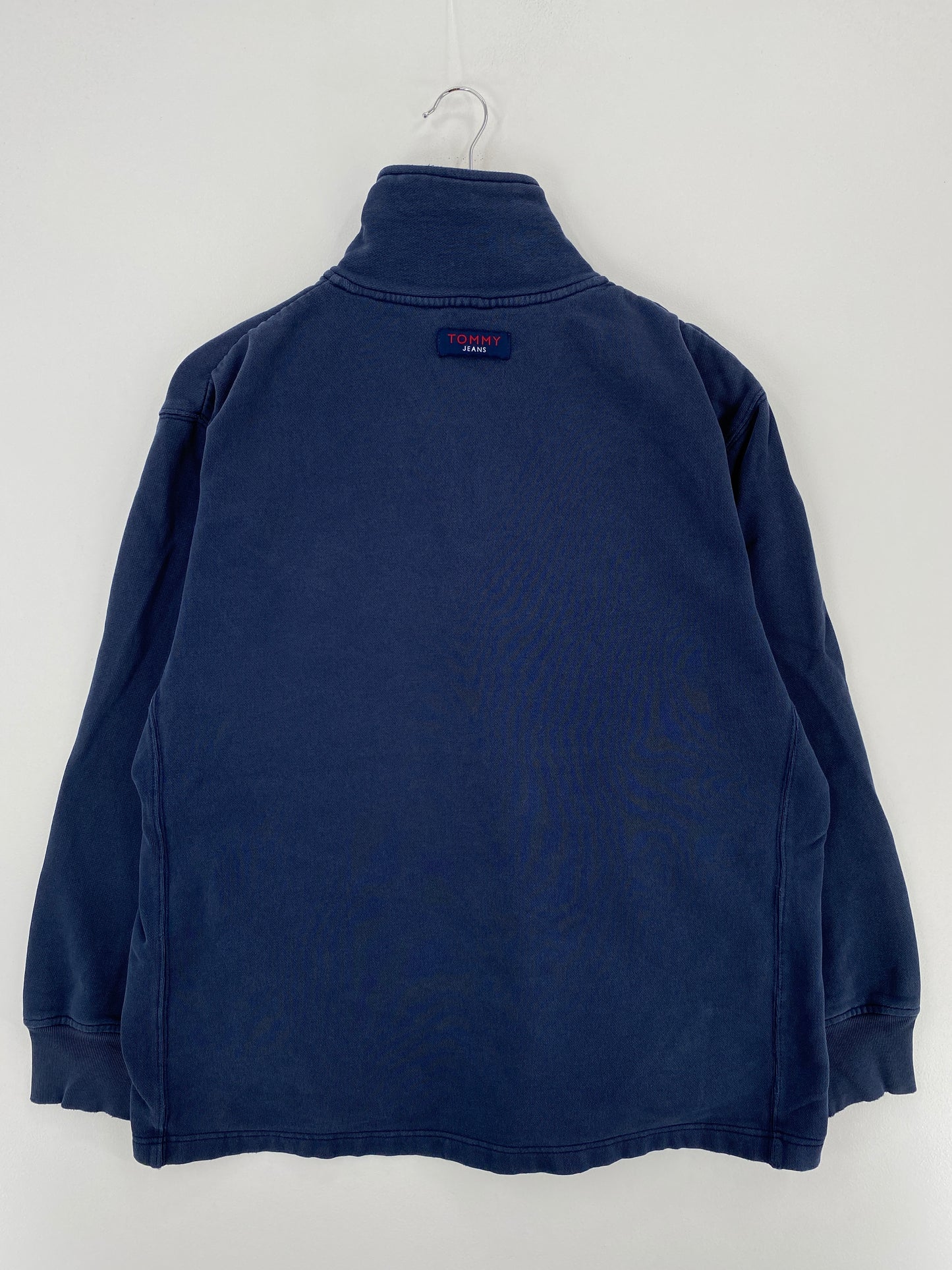 00' TOMMY JEANS Approx. Size XL Vintage Half Zip Sweat-Shirt/ A4301