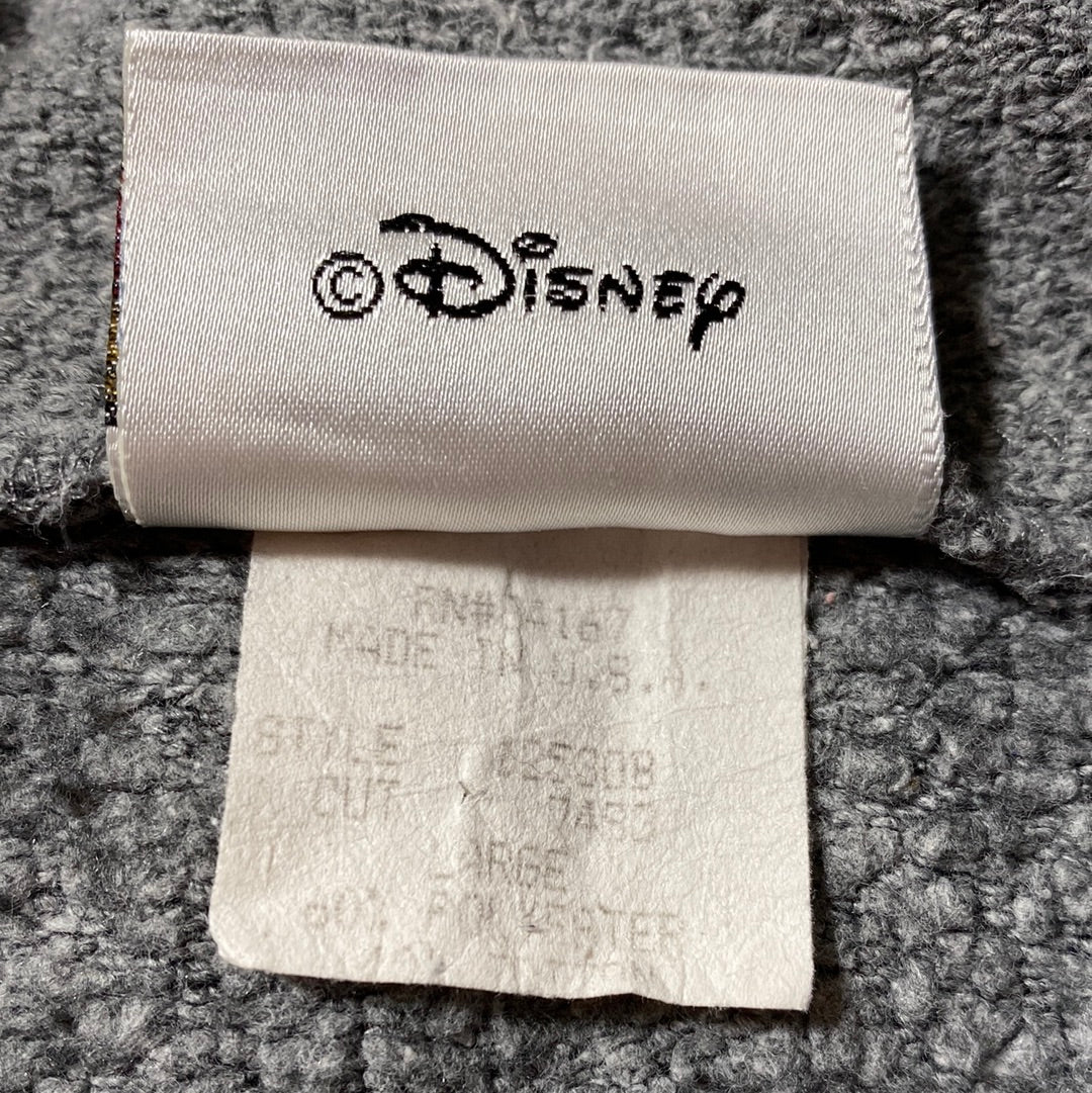 00' WALT DISNEY WORLD Made in USA Size L Vintage Fleece Sweat-shirt / E3364S