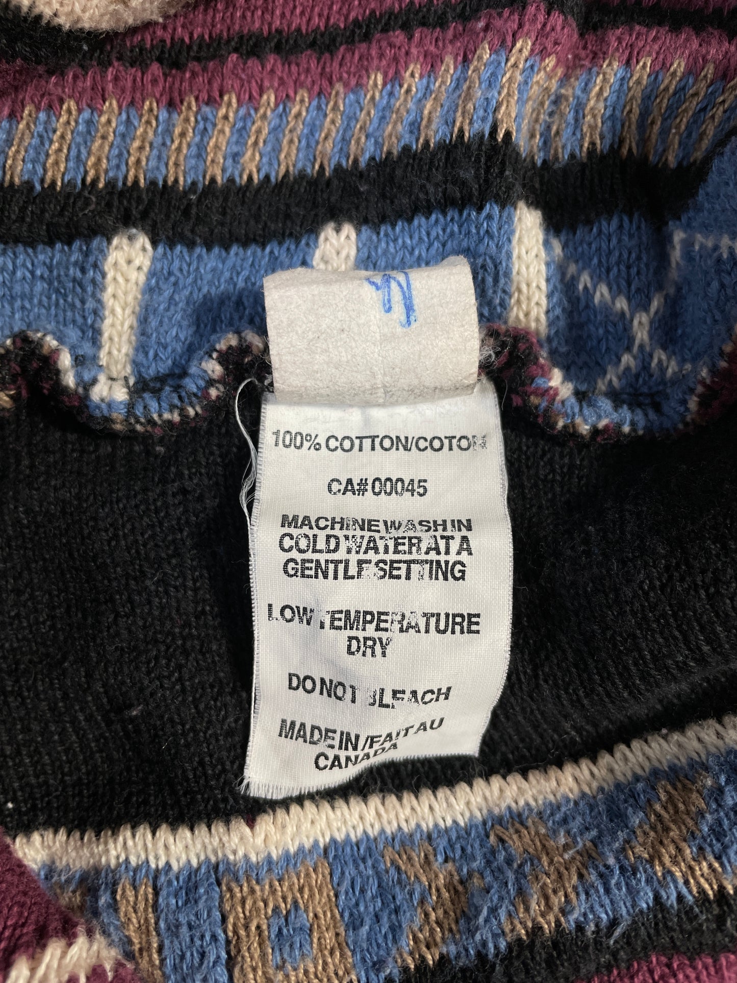 Vintage 3D COOGI- Style Size XL Knit Sweater / A9704