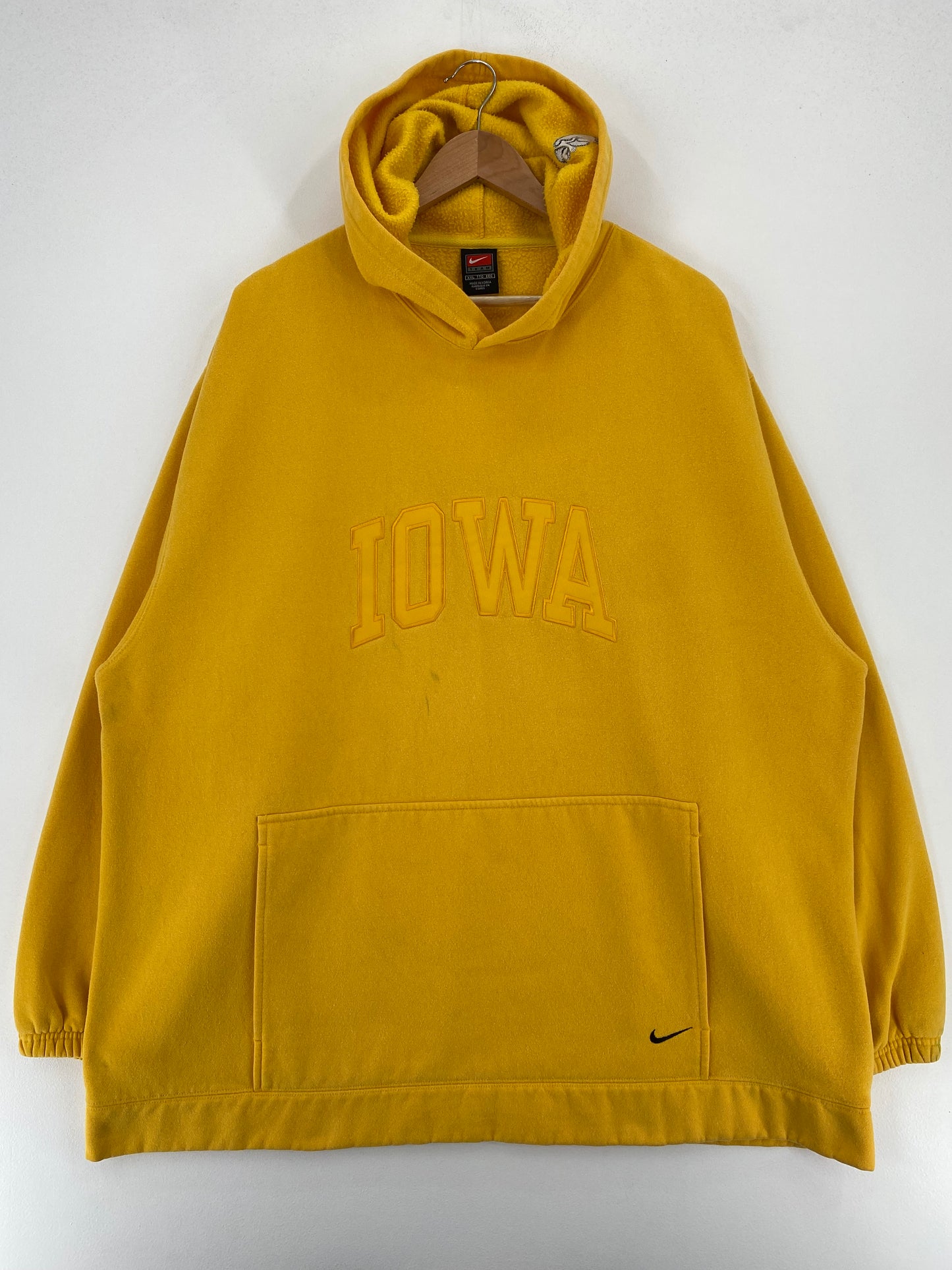 00' NIKE MINI SWOOSH IOWA Size XXL Vintage College Hoodie Sweat-Shirt / A3275