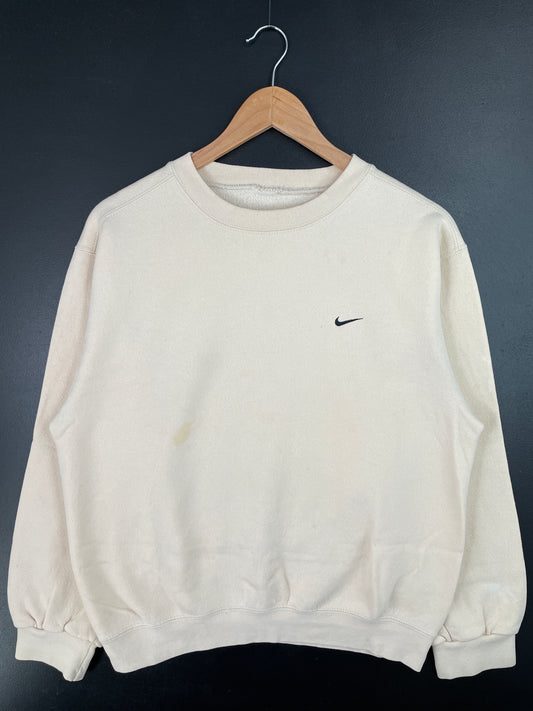 90’s NIKE MINI SWOOSH Size No Tag (Approx.M) Vintage Sweat-shirt / A8871