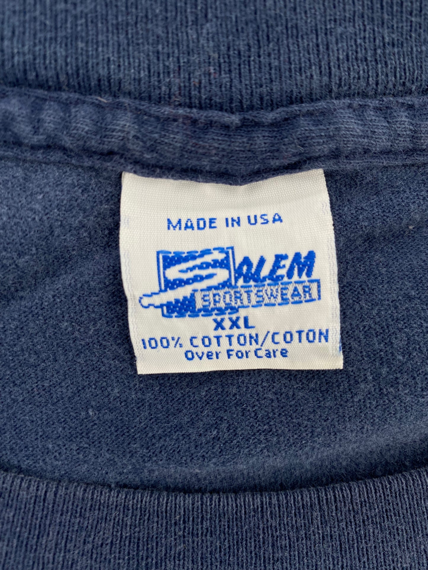 1992 SALEM x DALLAS COWBOYS Made in USA Size XXL Vintage NFL T-shirt / A305