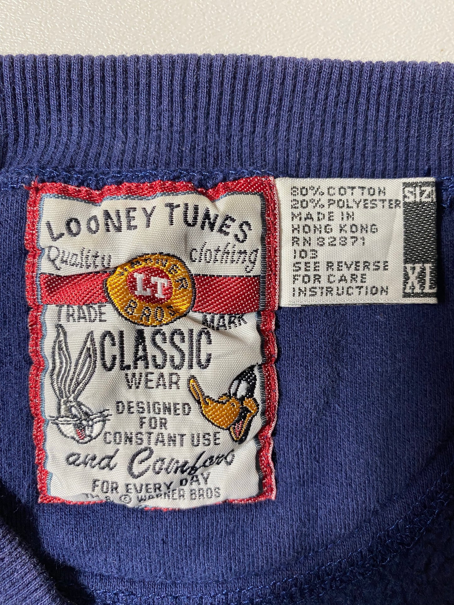 00’ LOONEY TUNES Size XL Vintage Sweat-shirt / K4191