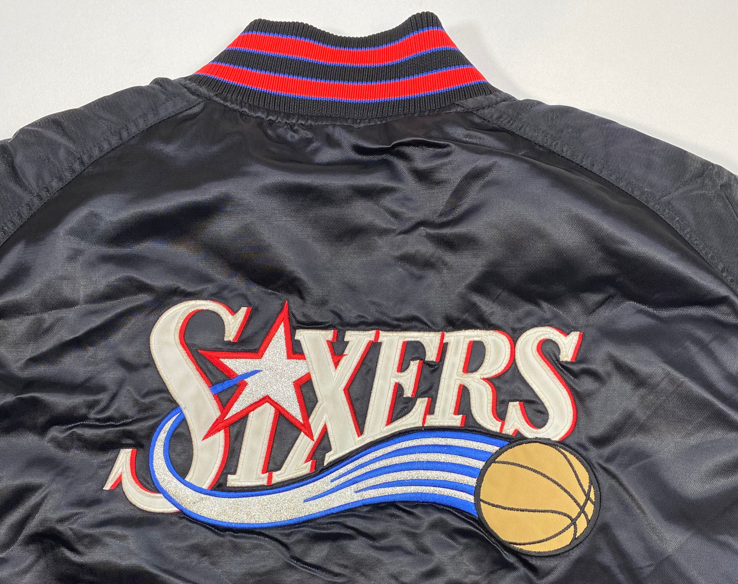 00' NIKE Sixers Vintage Padded NBA Nylon Jacket / 5038