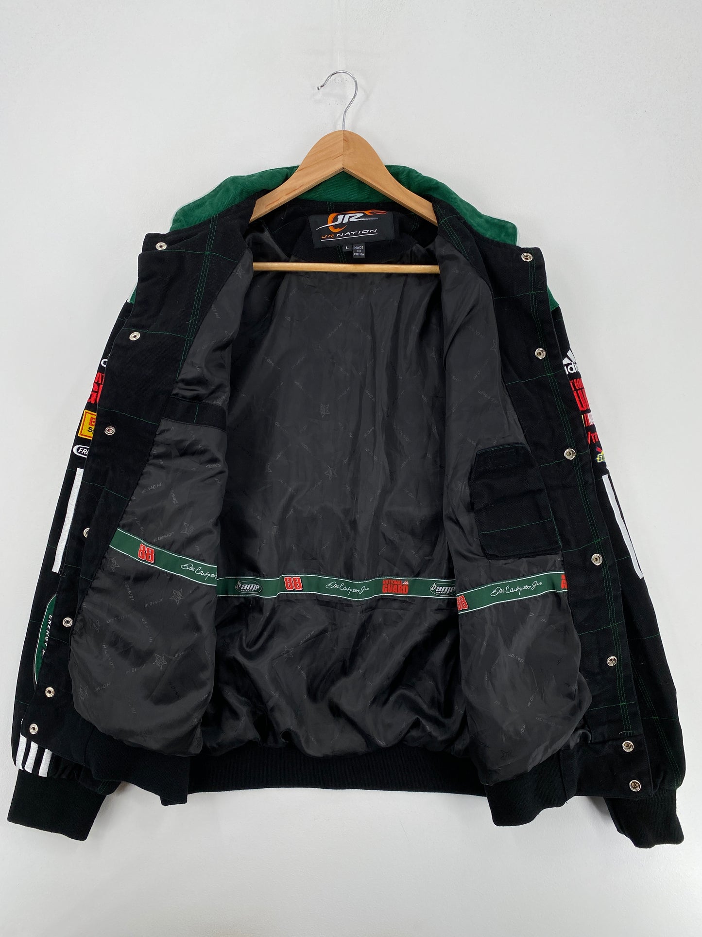 Vintage DALE EARNHARDT JR Size L Racing Jacket / A6406