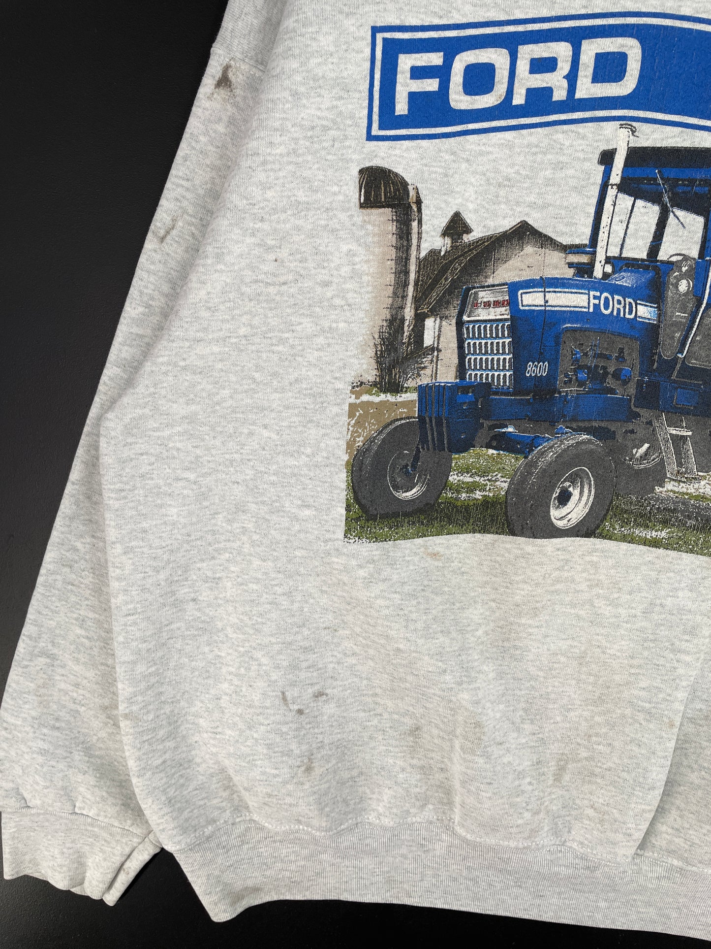 90's FORD 8600 Made in USA Size XXL Vintage Sweat-shirt / E4