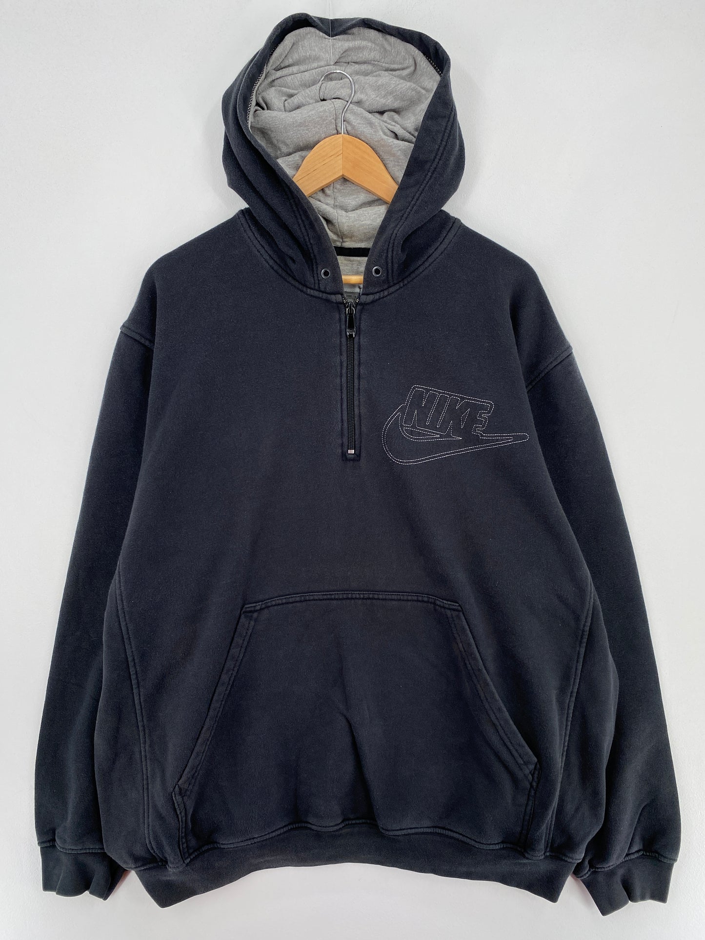 00’ NIKE Size XL Zip-up Hoodie Sweat-shirt / E2185S