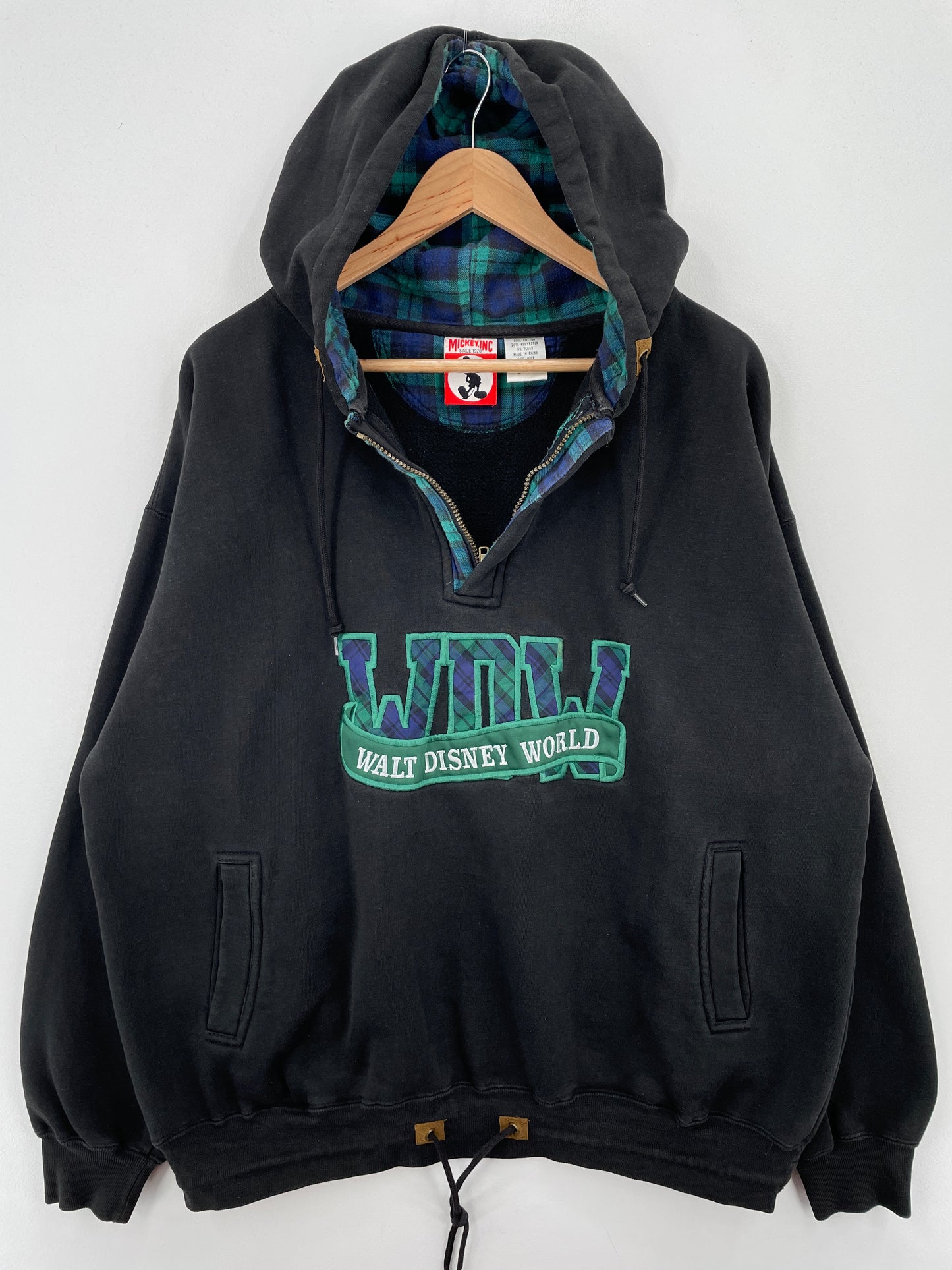 90’s DISNEY Size L-XL Vintage Hoodie Sweat-shirt / A7224
