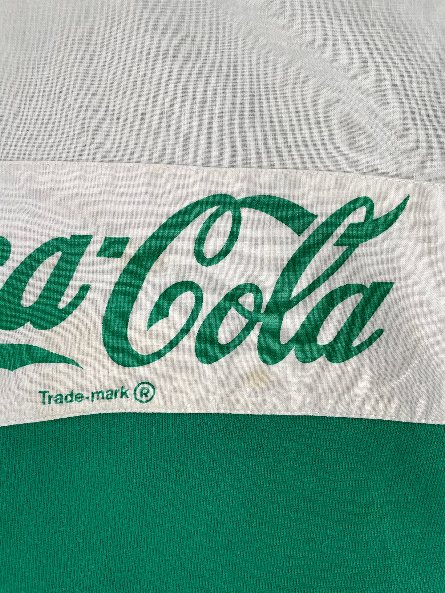 80’s COCA COLA Size L Vintage Rugby Shirt / E5502B