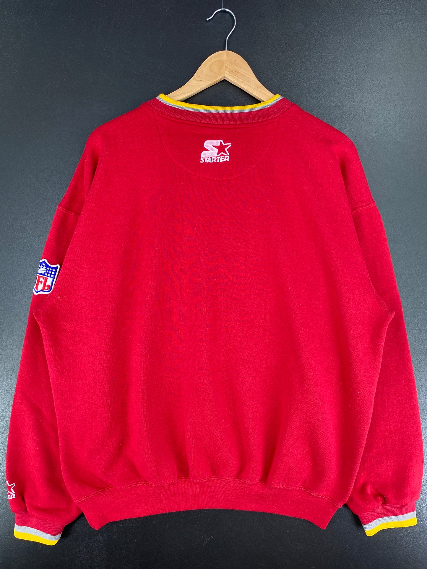 90’s STARTER x WASHINGTON REDSKINS Size Approx.XL Vintage NFL Sweat-Shirt / A6110