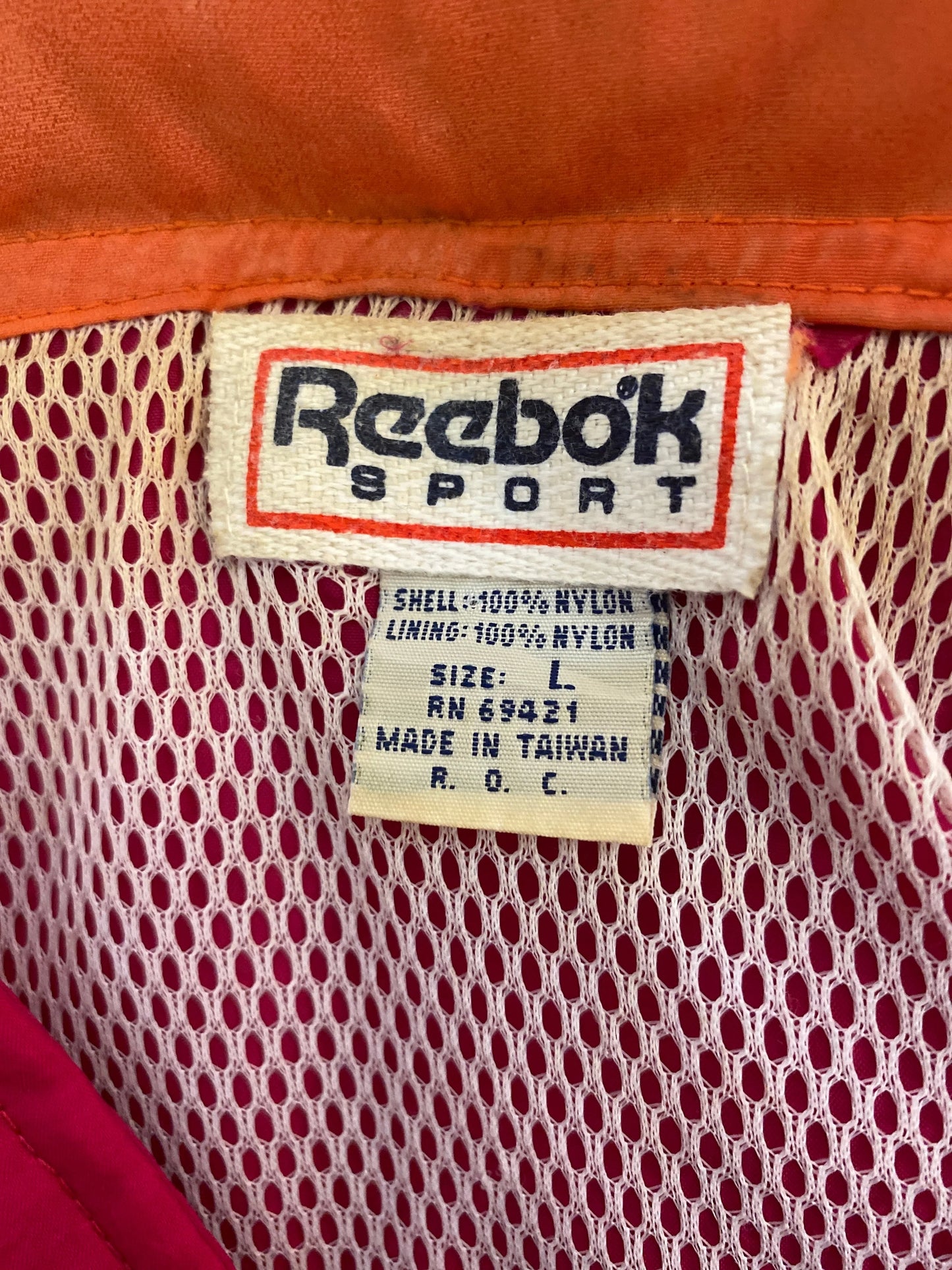 90’s REEBOK Size Ladies.L Vintage Nylon Jacket / E2283N