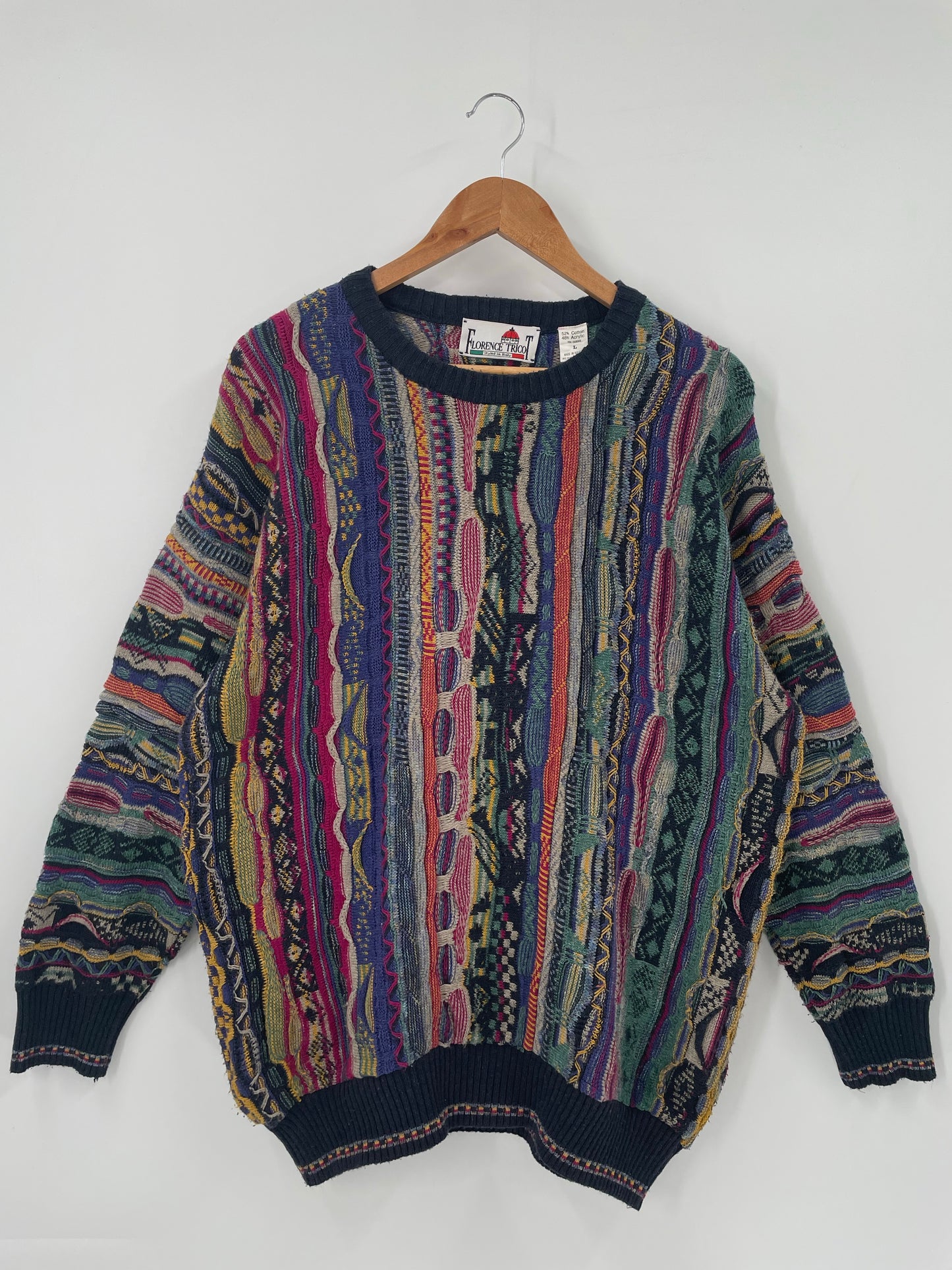 Vintage 3D COOGI- Style Size L Knit Sweater / K4731