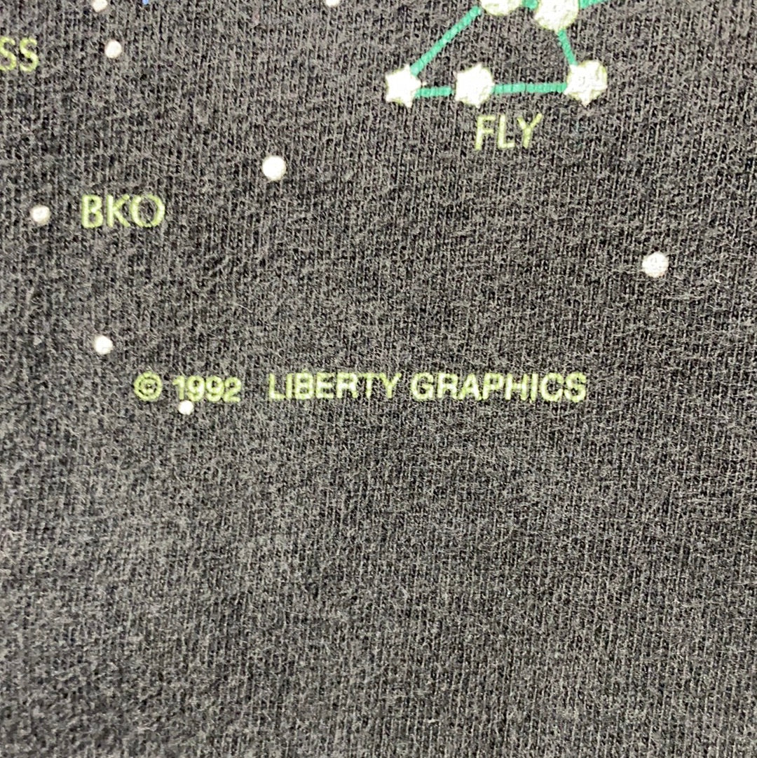 1992 HEAVENLY BODIES Made in USA Size L Vintage T-Shirt / K9604