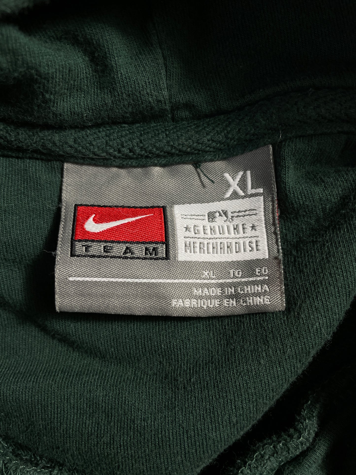 00' NIKE x NEW YORK YANKEES Size XL Vintage MLB Hoodie Sweat-Shirt / E6597S