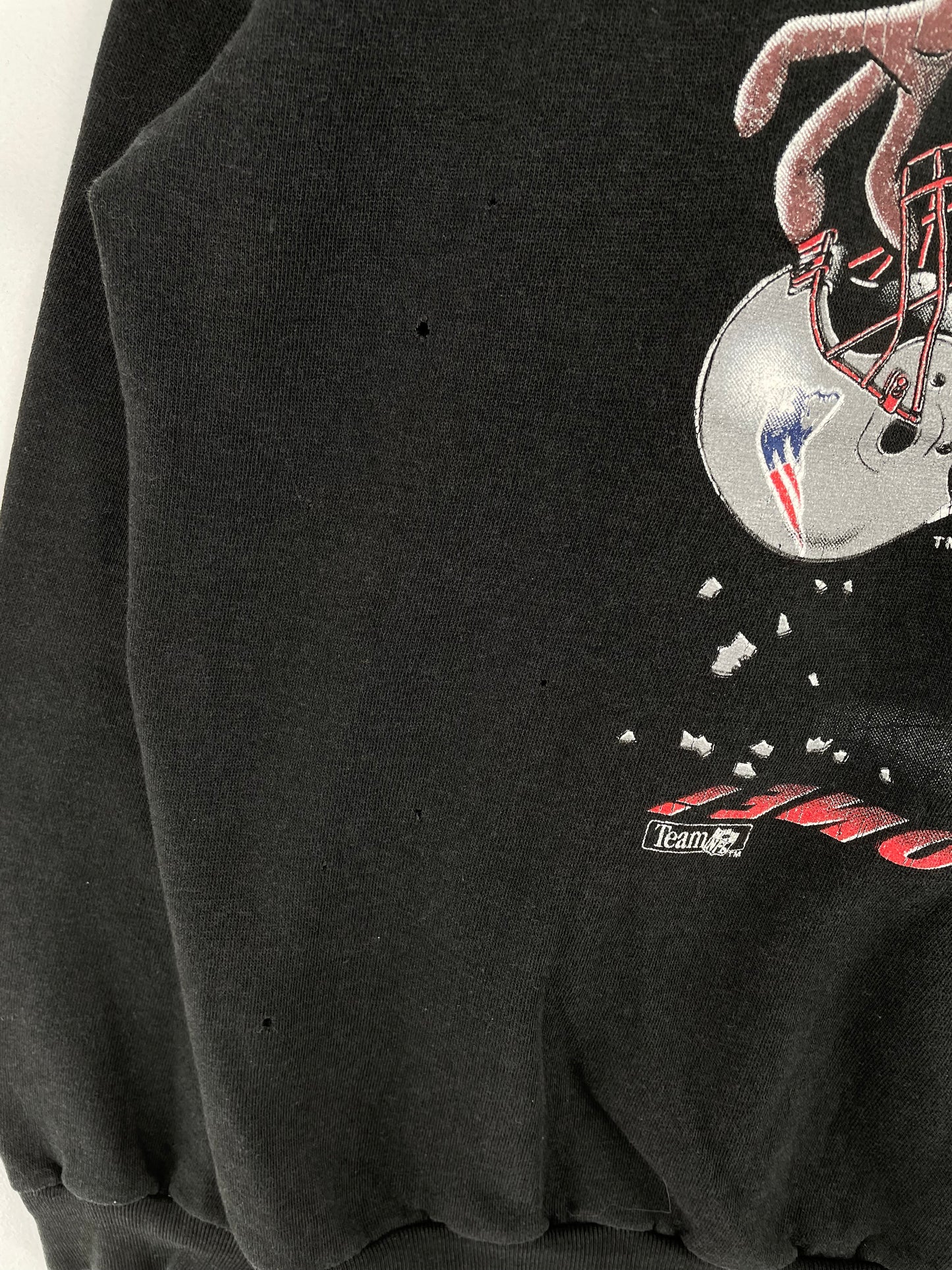 1995 NEW ENGLAND PATRIOTS x LOONEY TUNES Size No Tag(Approx.XL) Vintage Sweat-Shirt / A2721