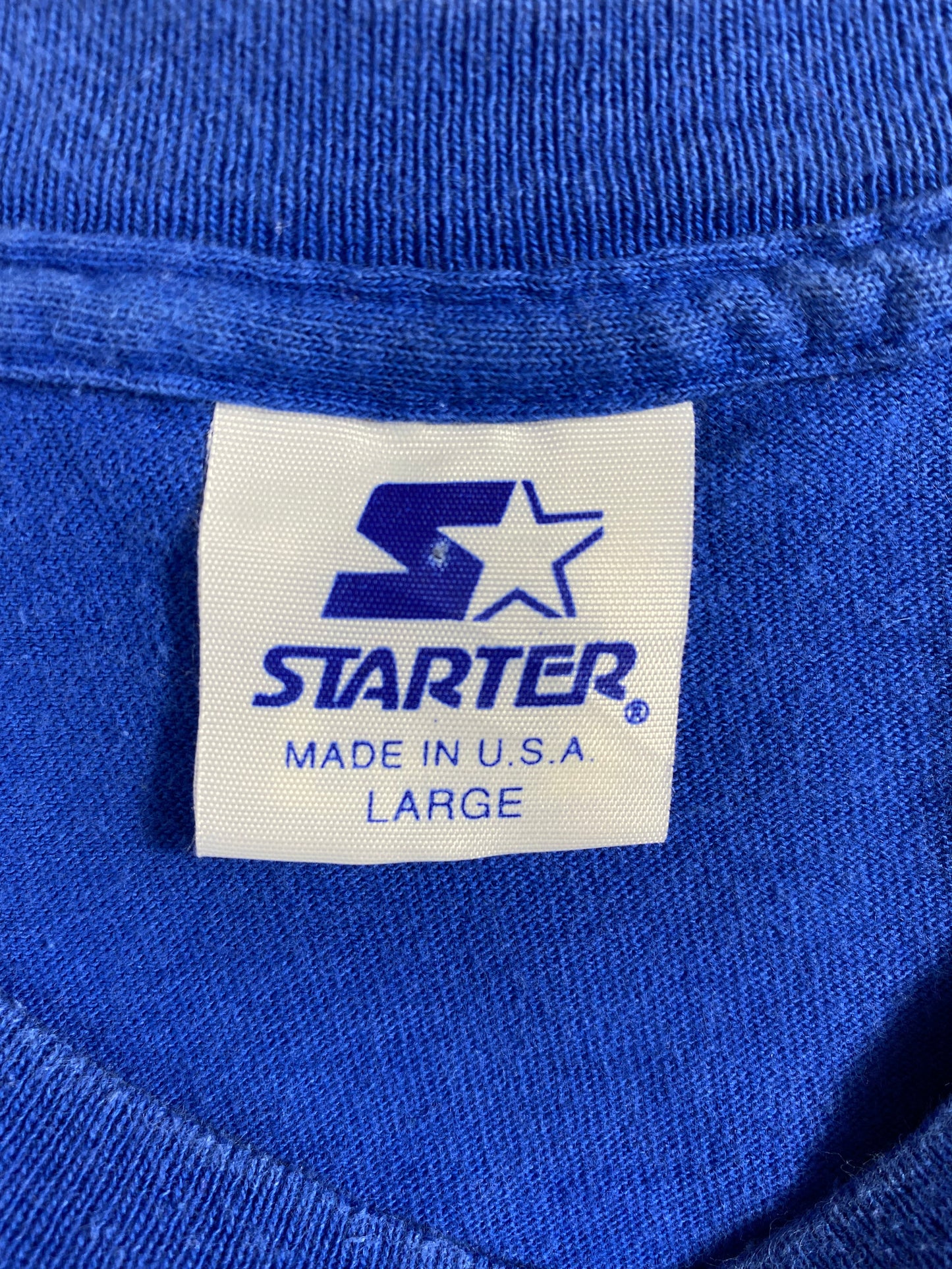 90’s STARTER x NEW YORK KNICKS Made in USA Size L Vintage NBA T-shirt / A507