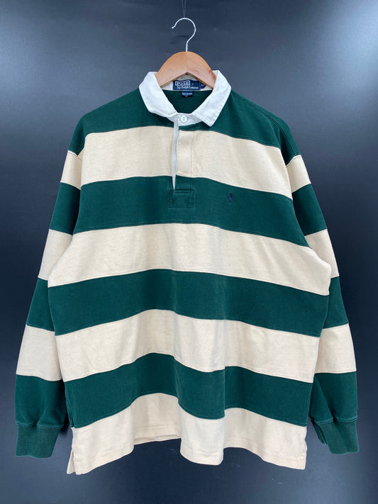 90’s Polo Ralph Lauren Size XL Vintage Rugby-Shirt / K4570