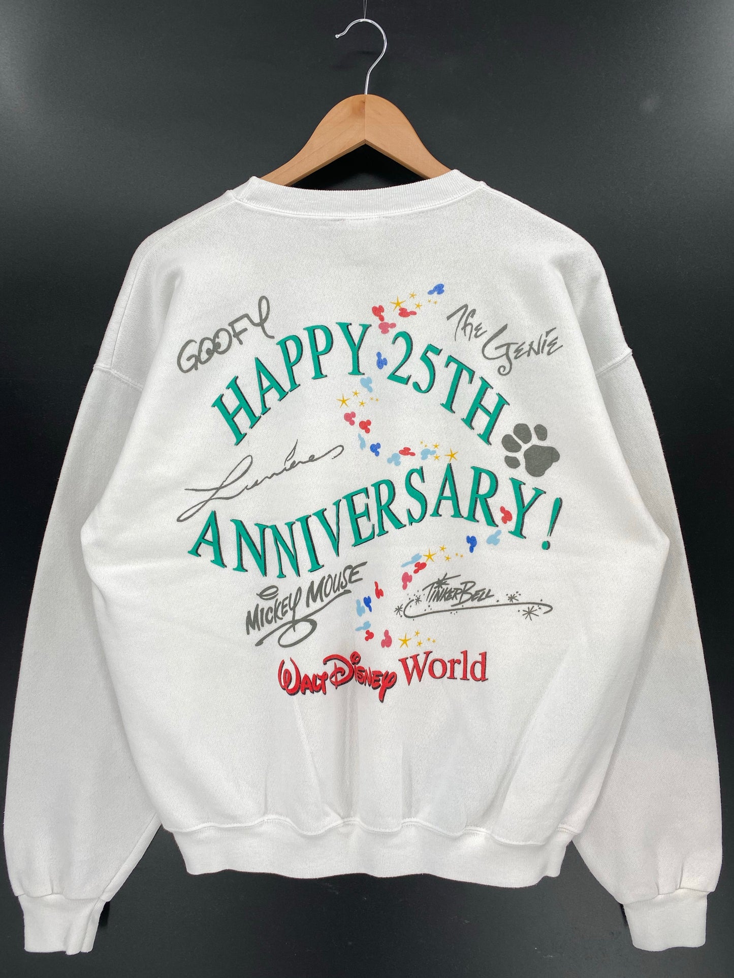 90’s WALT DISNEY WORLD Made in USA Size L Vintage Sweat-shirt / K4193
