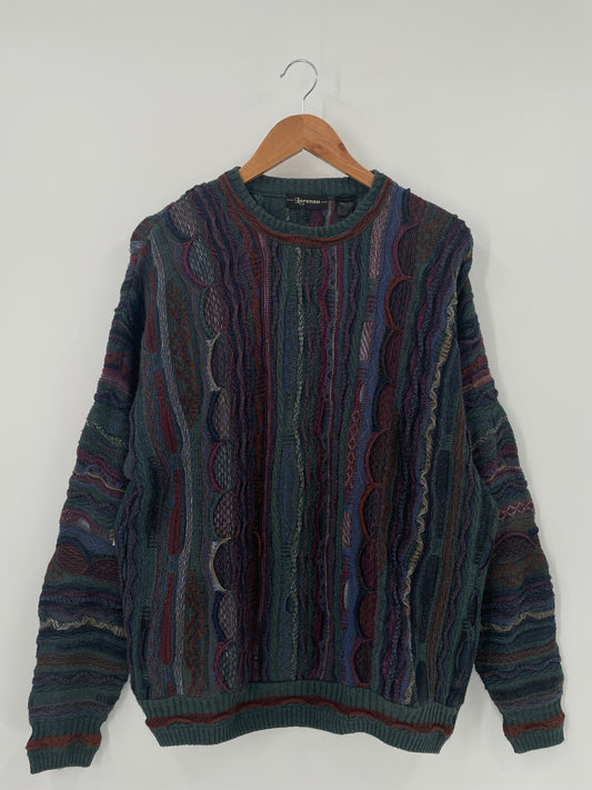 Vintage 3D COOGI- Style Size L Knit Sweater / K4733