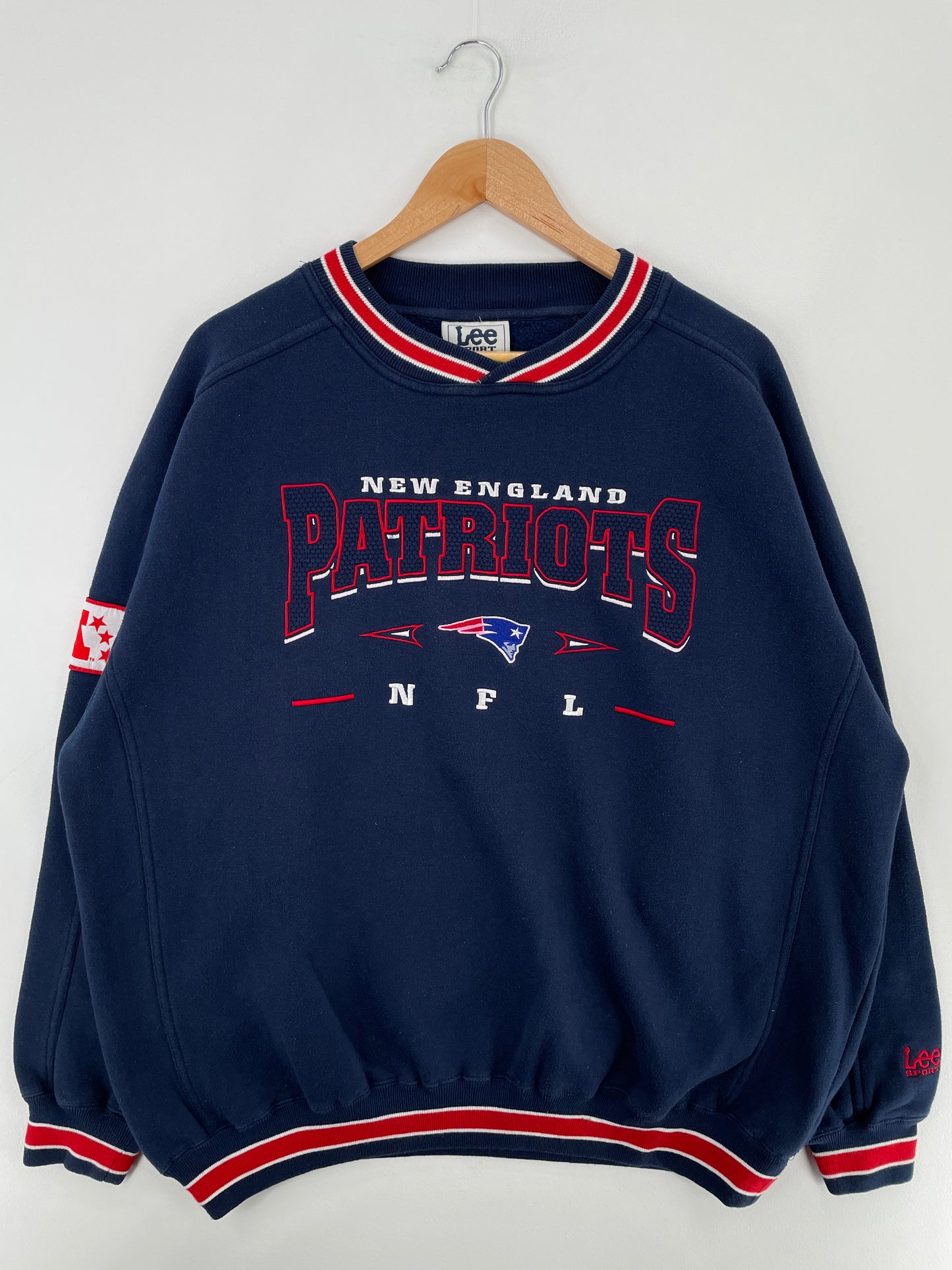 90's NEW ENGLAND PATRIOTS Size XL Vintage NFL Sweat-shirt / E2732S