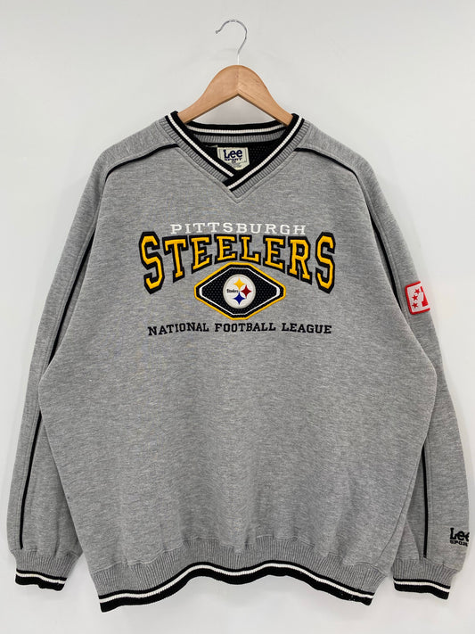 90’s PITTSBURGH STEELERS Size XL Vintage NFL Sweat-Shirts / K6899