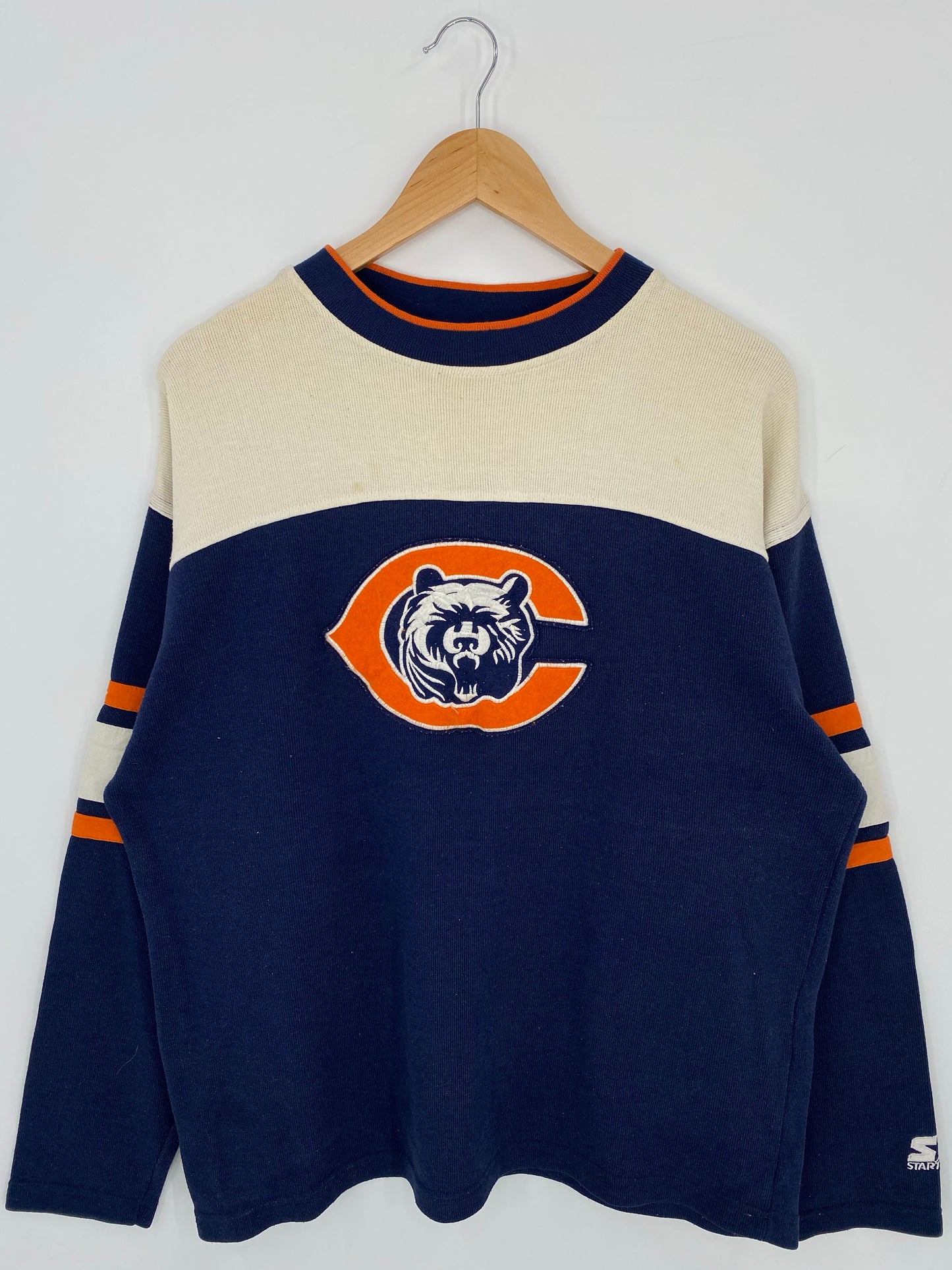 90’s STARTER x CHICAGO BEARS Size L Vintage NFL Sweat-Shirts / K7367