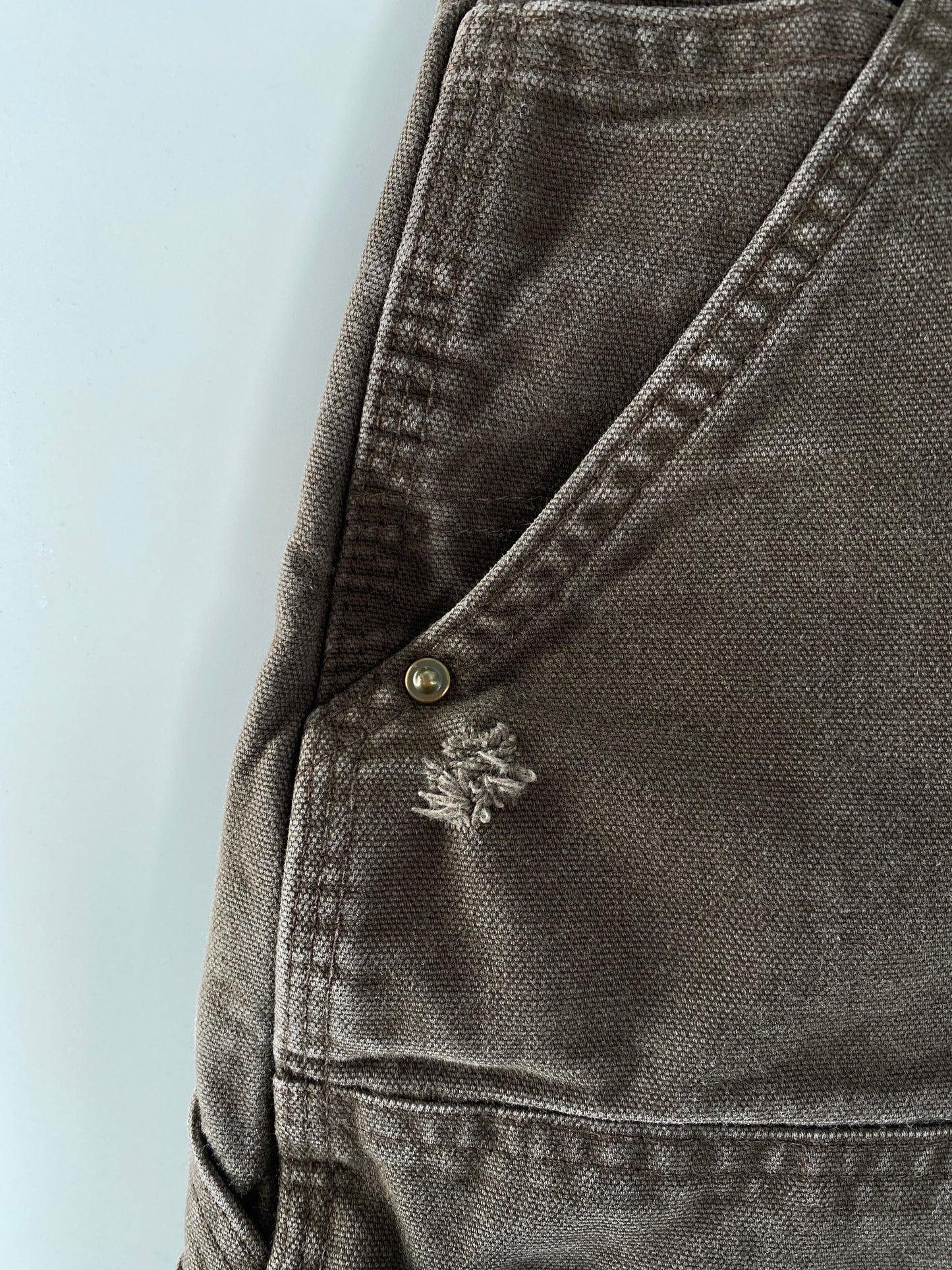 Vintage CARHARTT Size W34xL27 Double Knee Duck Pants / E242